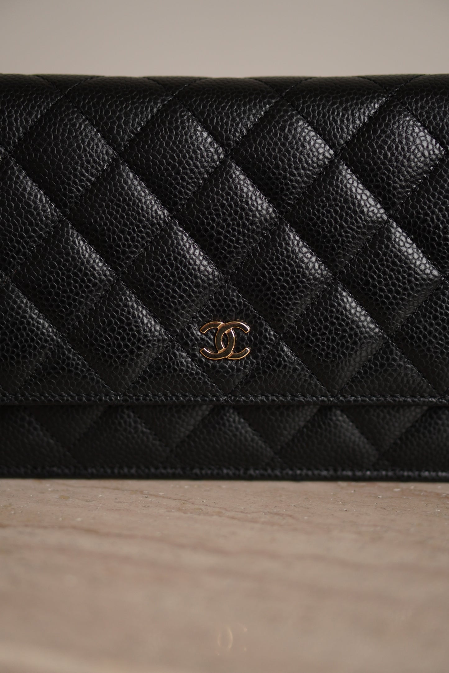 CHANEL WALLET ON CHAIN | BLACK