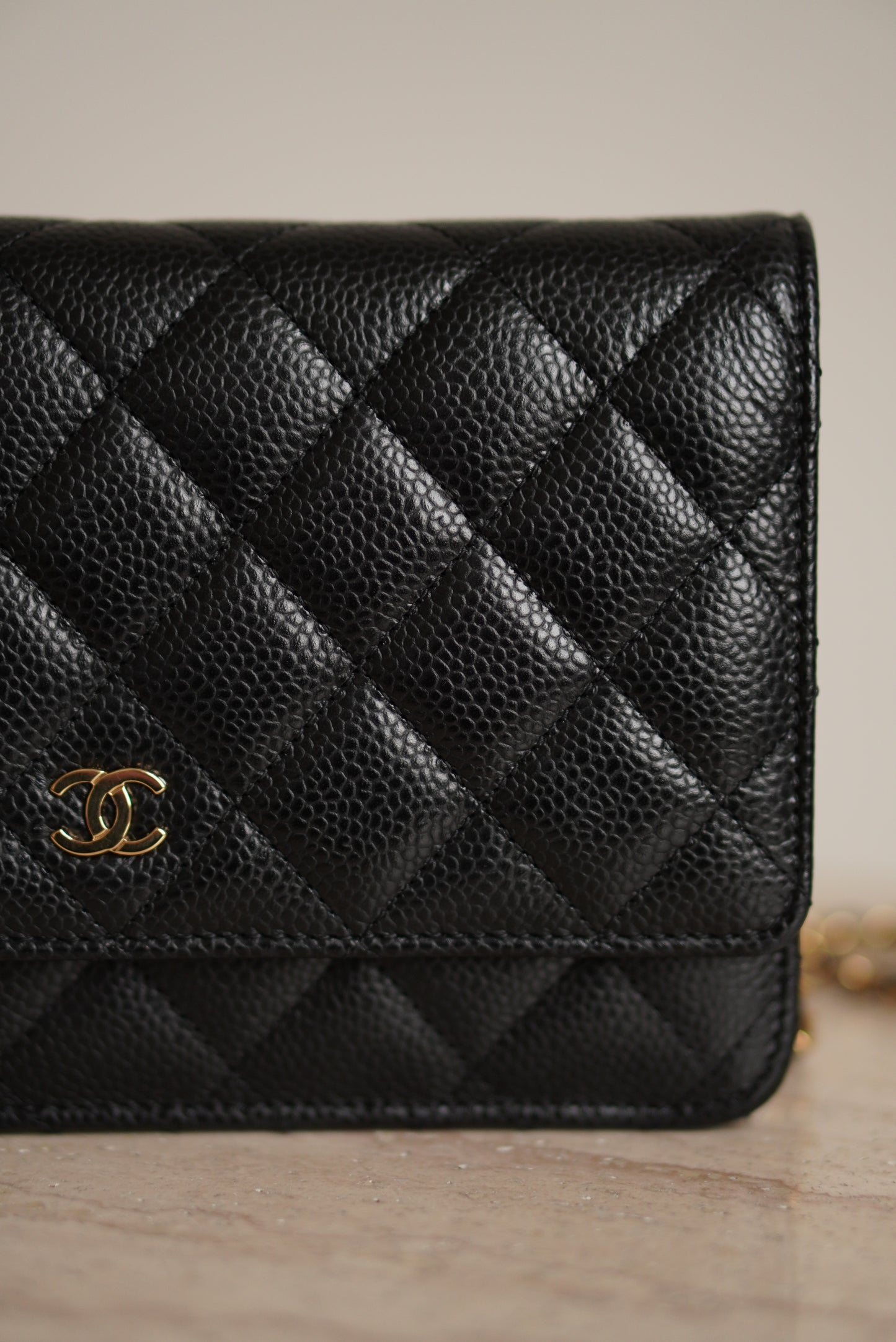 CHANEL WALLET ON CHAIN | BLACK