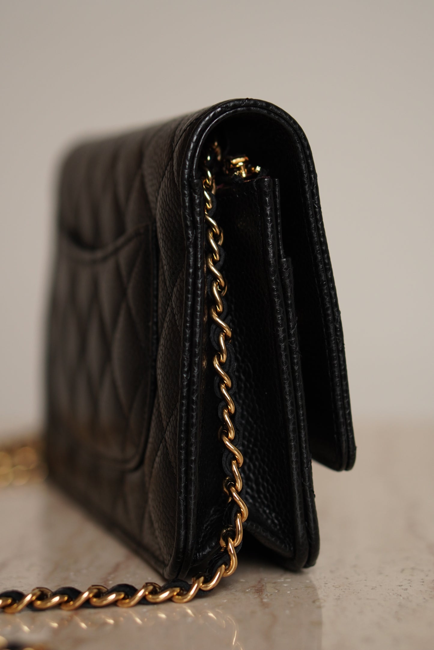 CHANEL WALLET ON CHAIN | BLACK