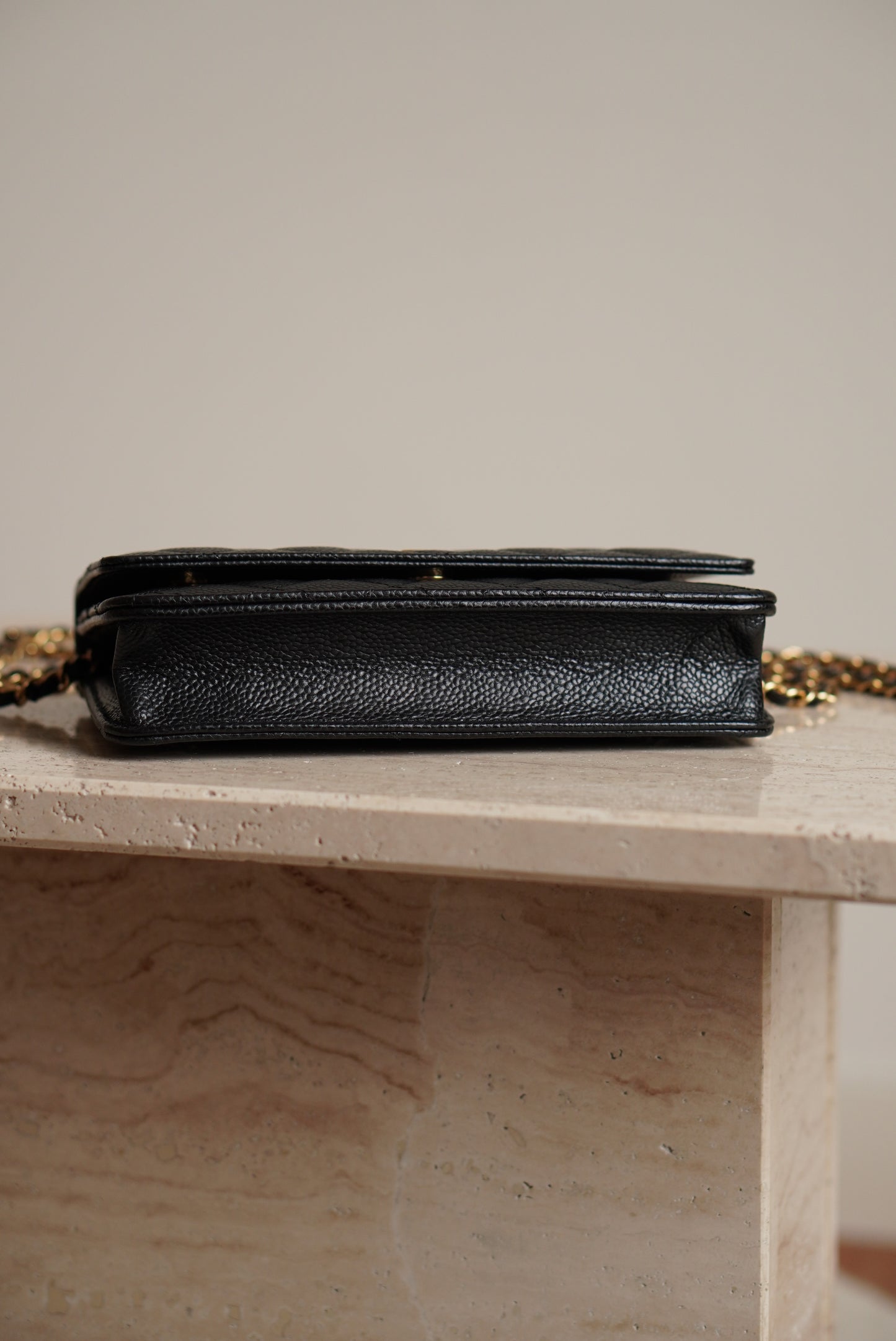 CHANEL WALLET ON CHAIN | BLACK