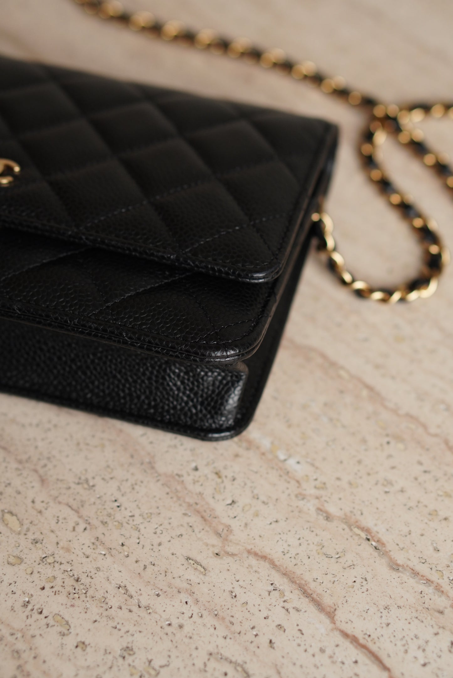 CHANEL WALLET ON CHAIN | BLACK