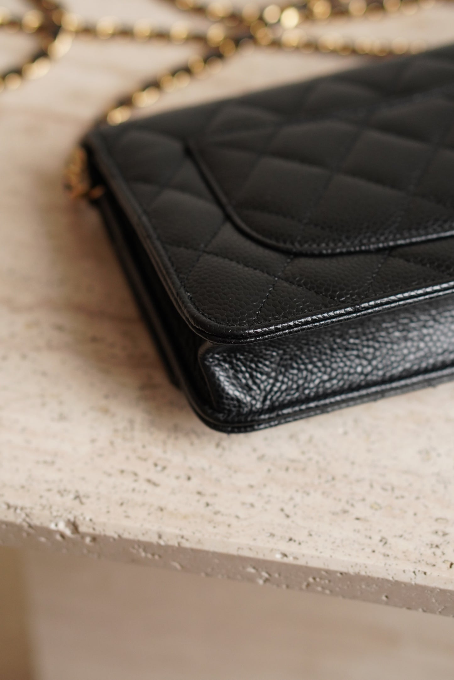 CHANEL WALLET ON CHAIN | BLACK