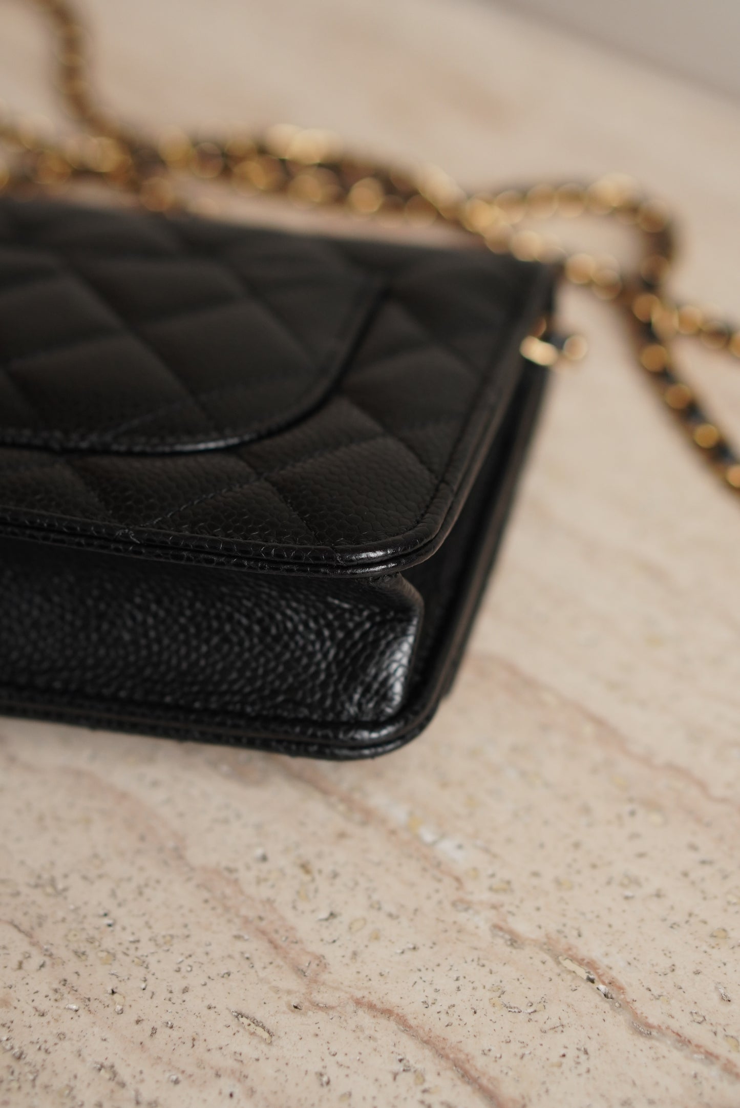 CHANEL WALLET ON CHAIN | BLACK