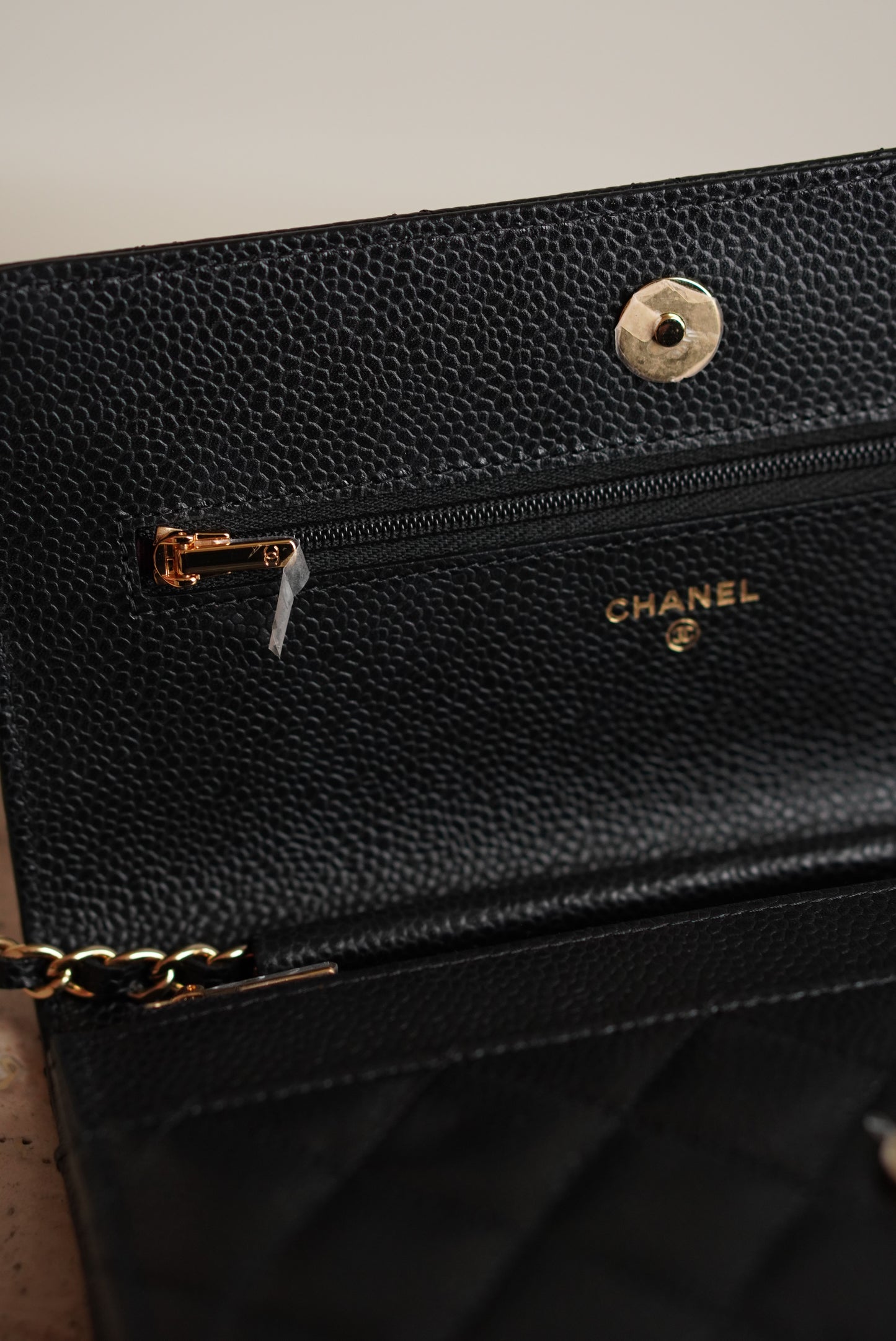 CHANEL WALLET ON CHAIN | BLACK