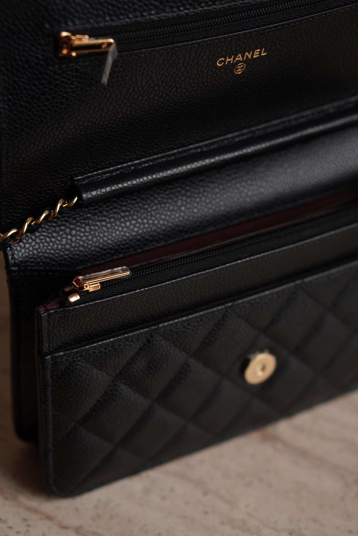 CHANEL WALLET ON CHAIN | BLACK