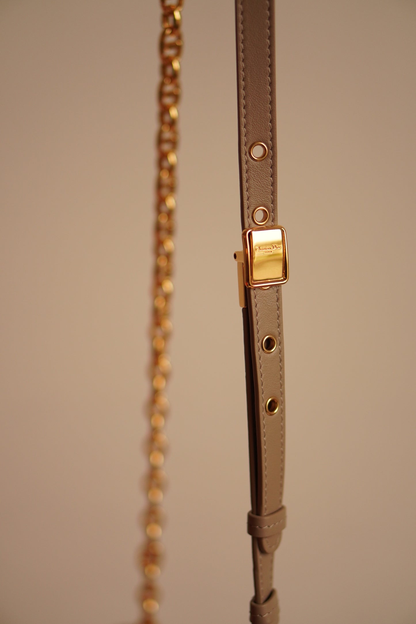 DIOR CARO MEDIUM TWEED | BEIGE