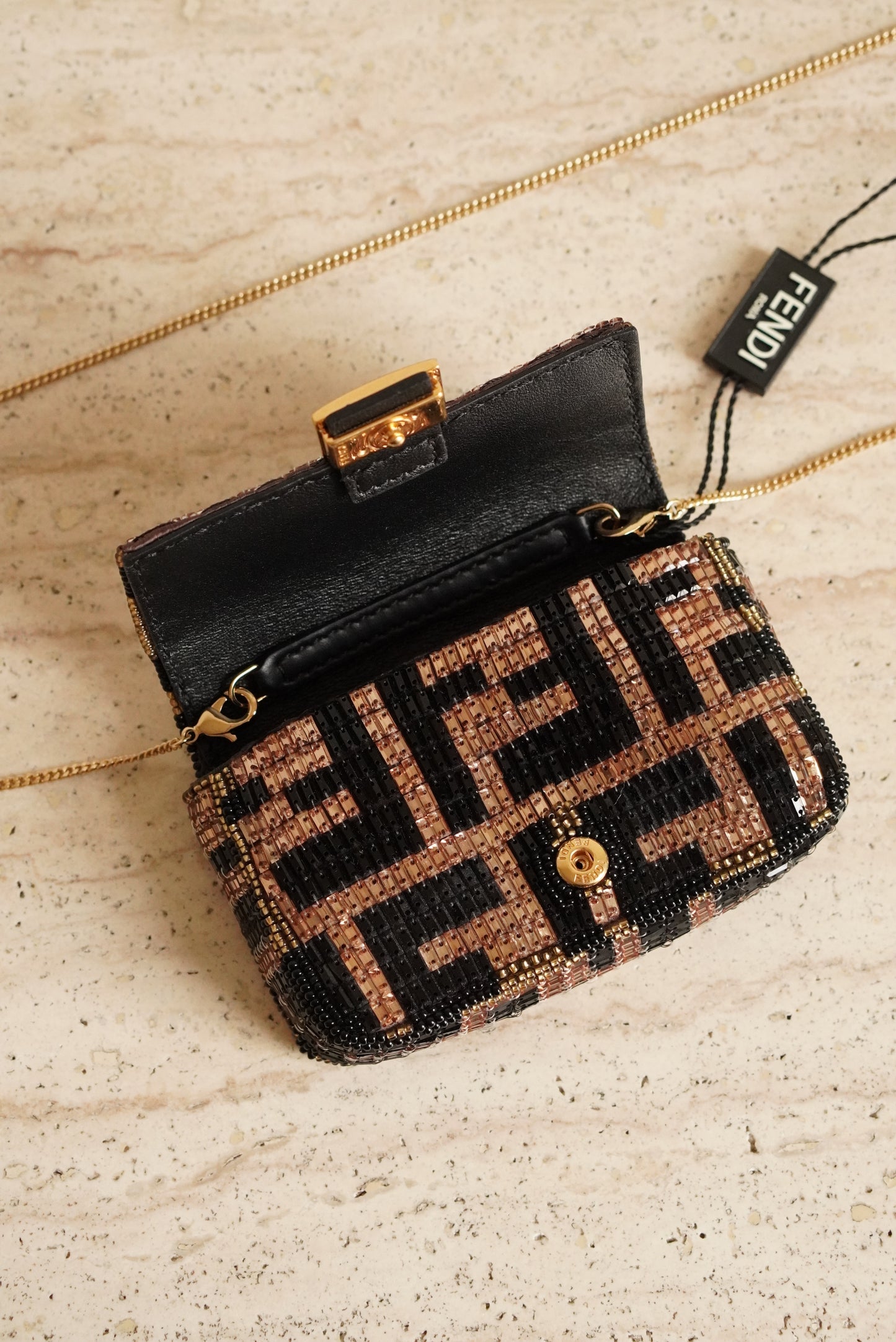 FENDI NANO BAGUETTE CHARM