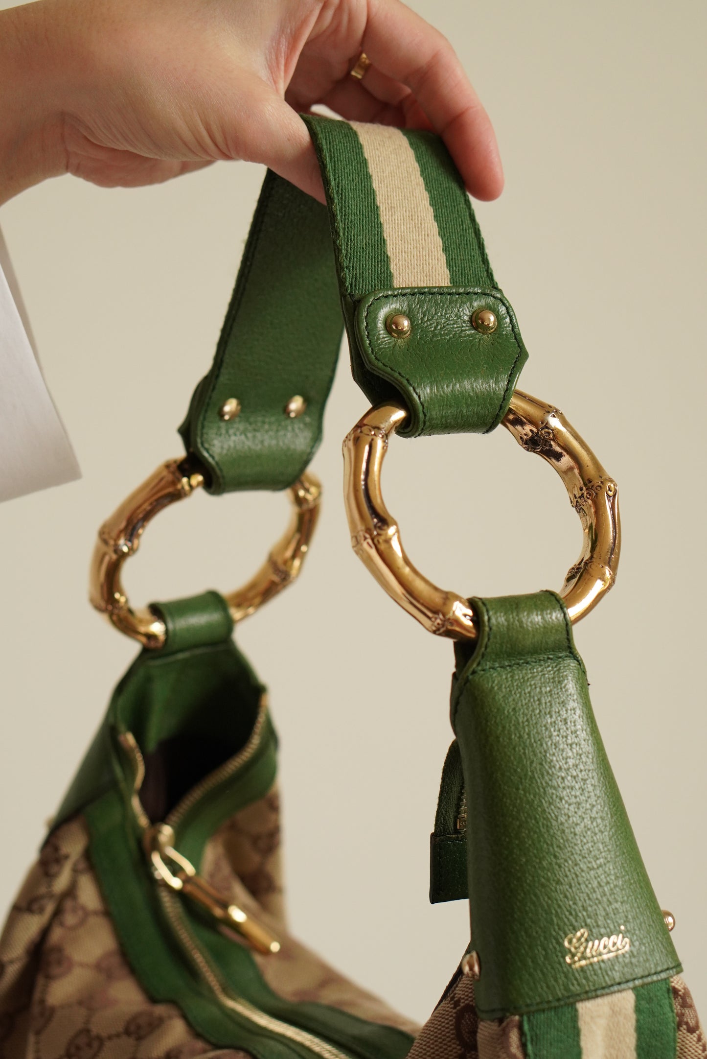 GUCCI BAMBOO RING HOBO