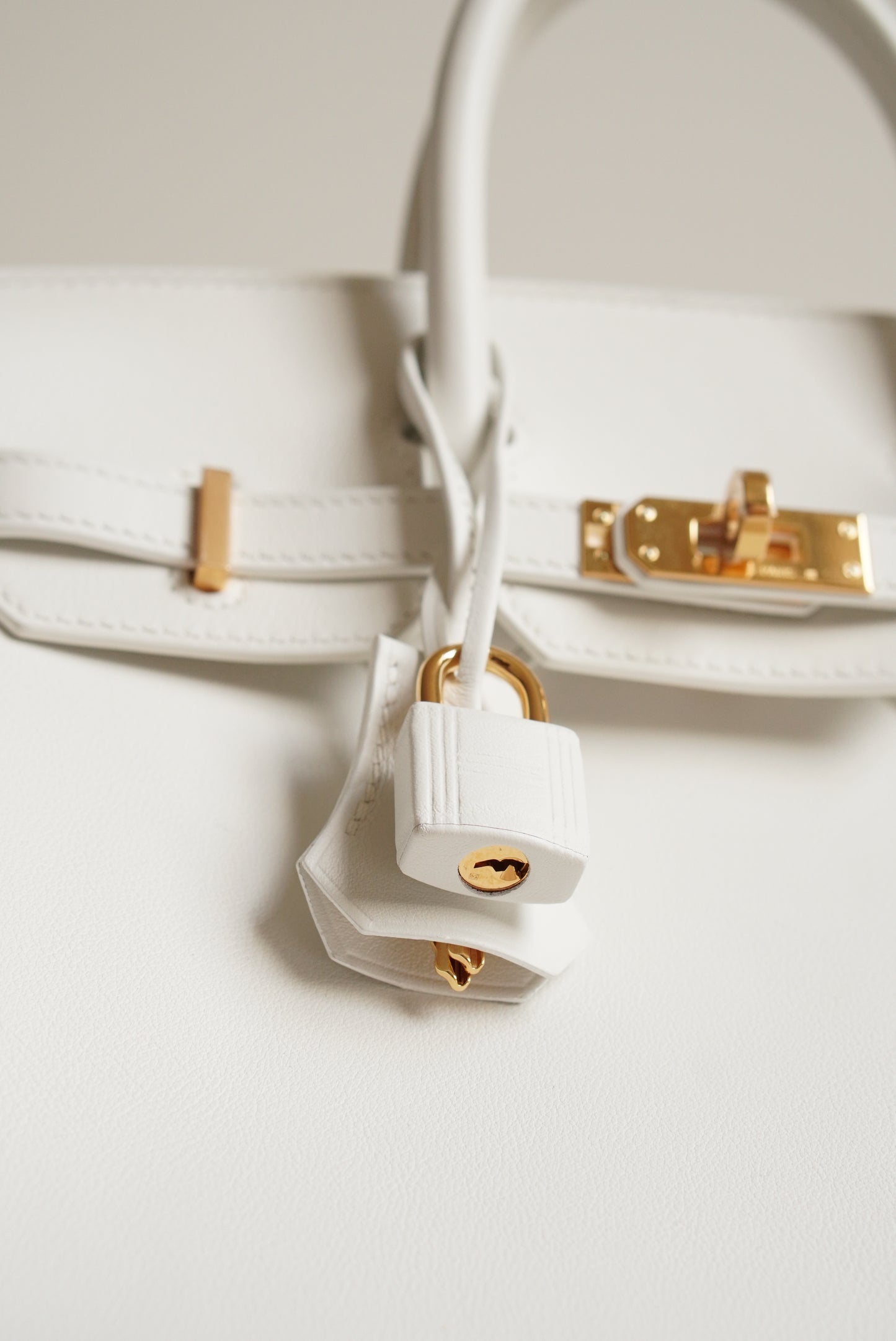 HERMÈS BIRKIN 25 RETOURNE SWIFT | NEW WHITE