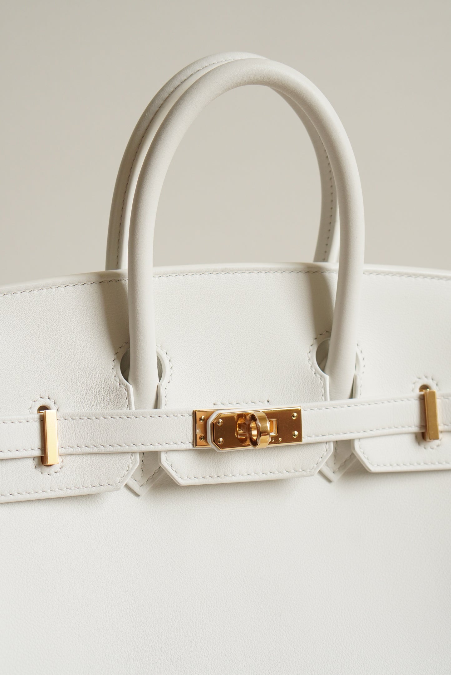 HERMÈS BIRKIN 25 RETOURNE SWIFT | NEW WHITE