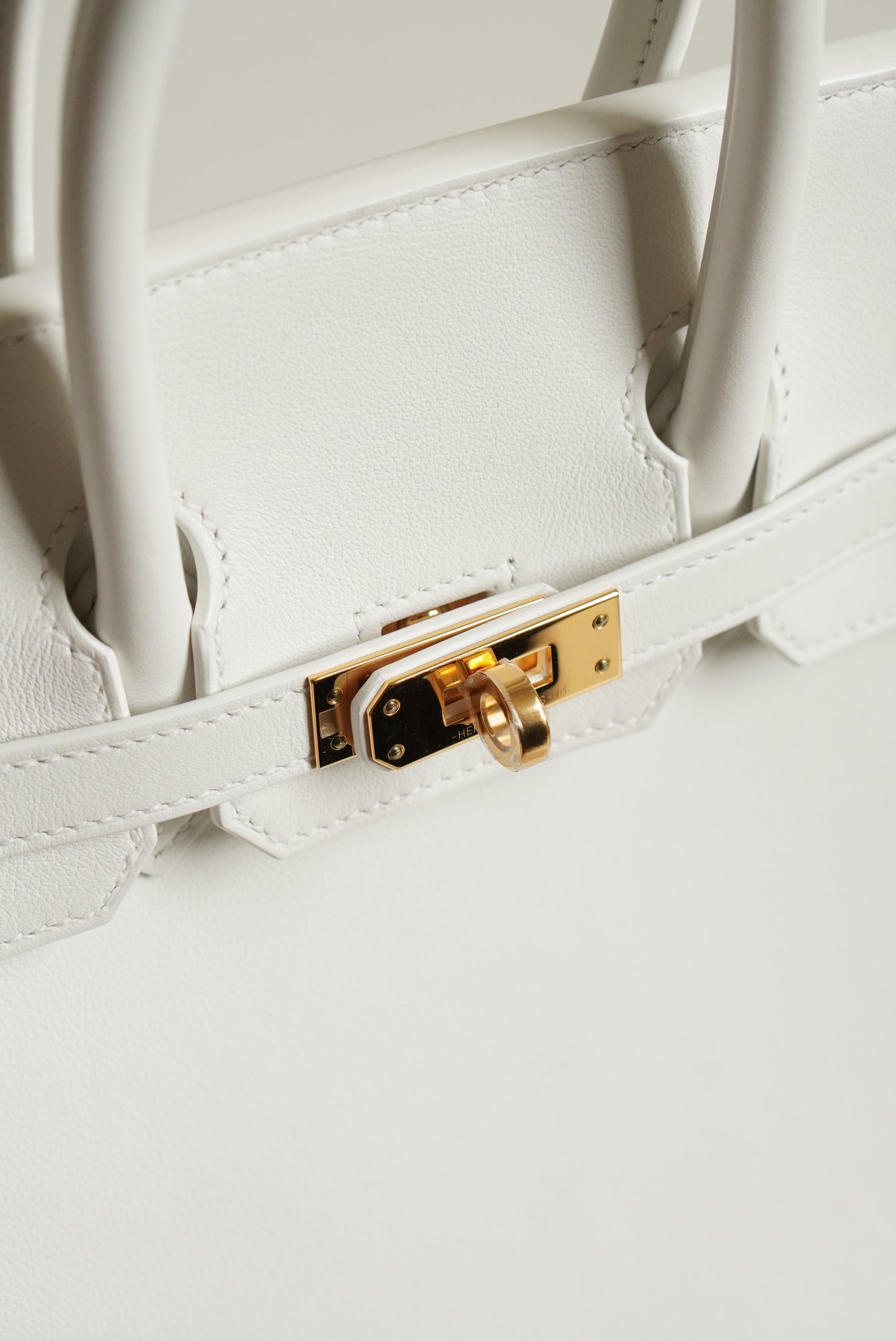 HERMÈS BIRKIN 25 RETOURNE SWIFT | NEW WHITE