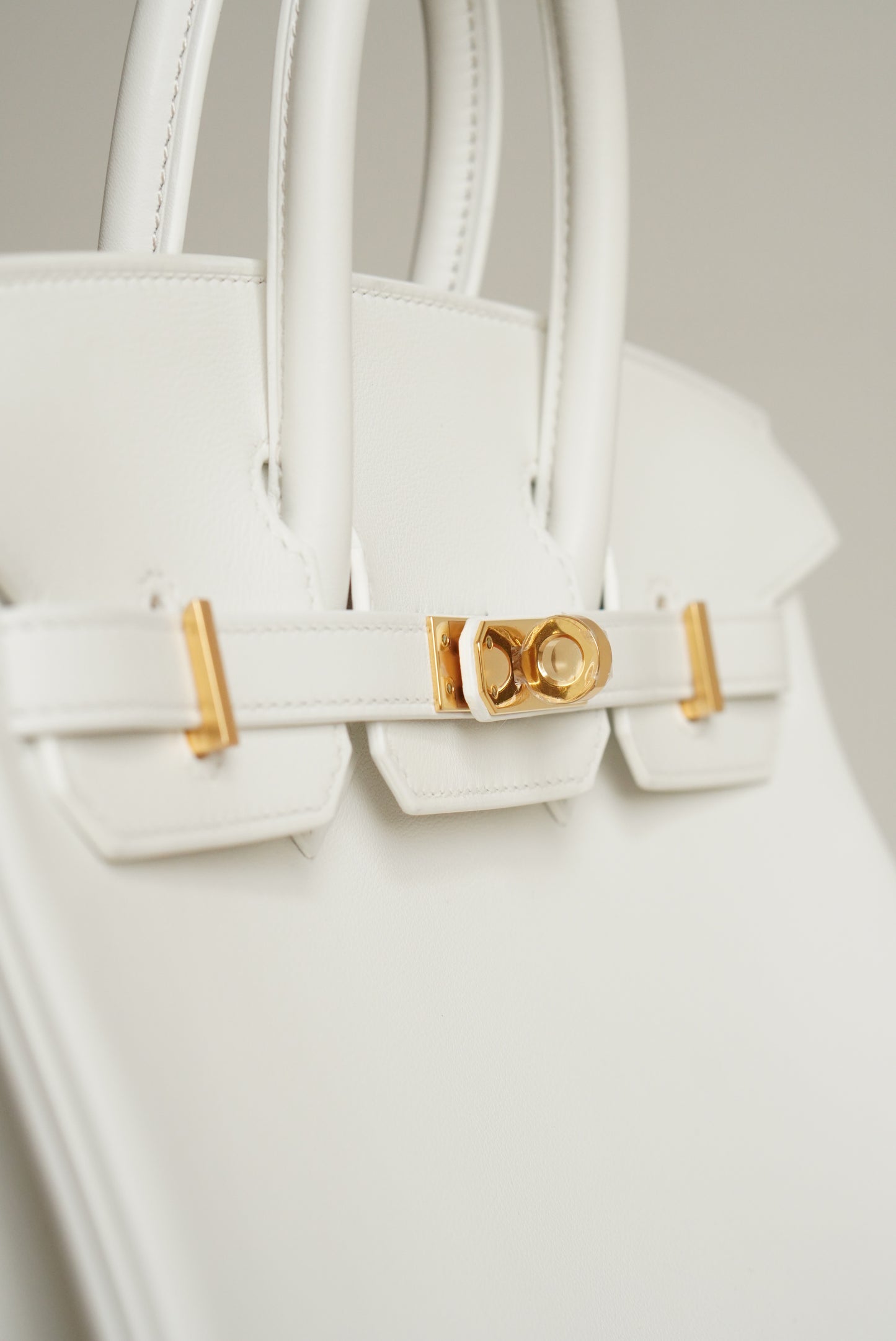 HERMÈS BIRKIN 25 RETOURNE SWIFT | NEW WHITE