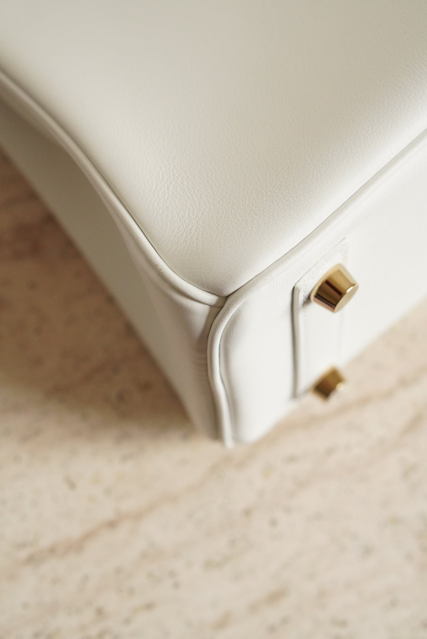HERMÈS BIRKIN 25 RETOURNE SWIFT | NEW WHITE