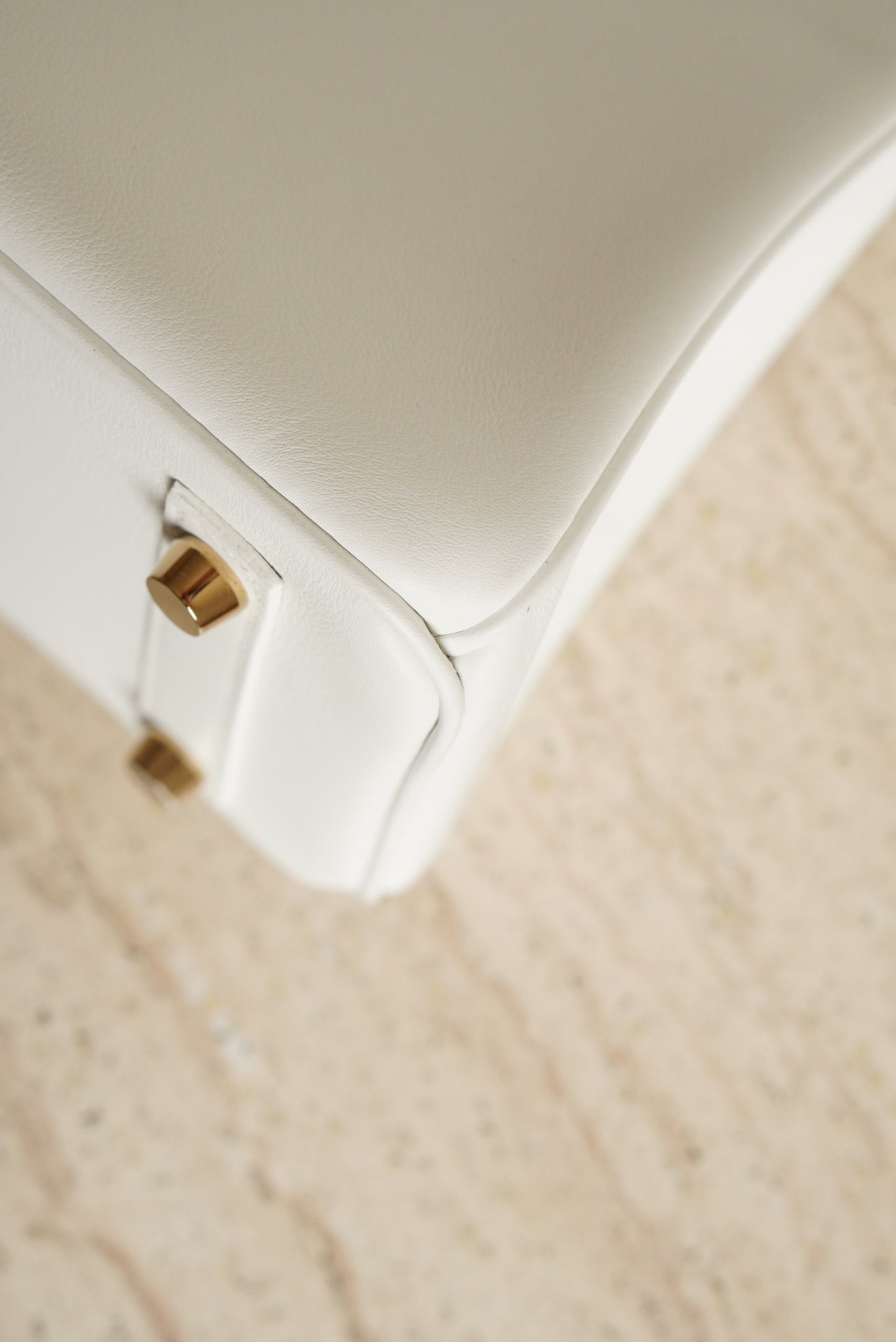 HERMÈS BIRKIN 25 RETOURNE SWIFT | NEW WHITE