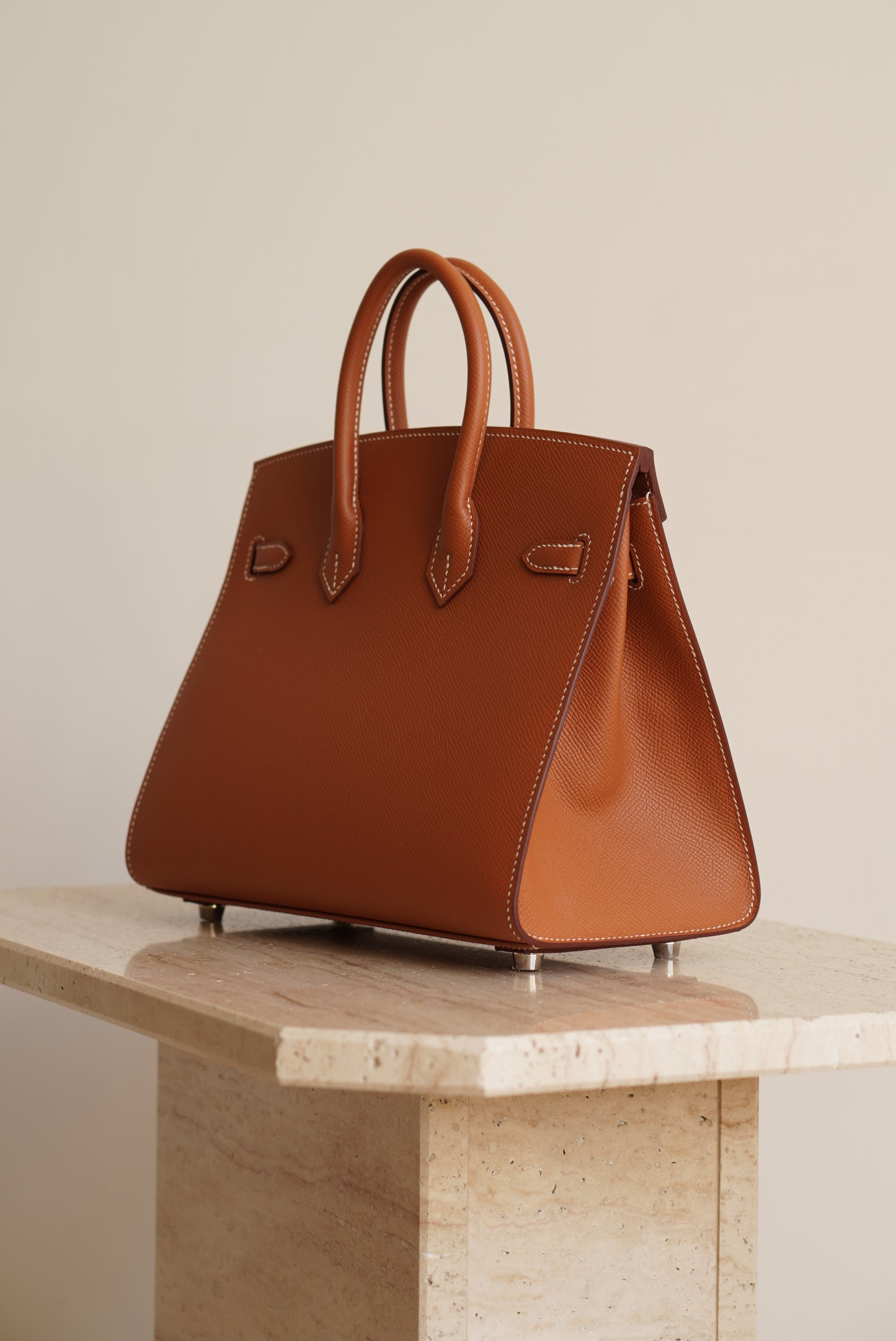 HERMÈS BIRKIN 25 SELLIER EPSOM | GOLD