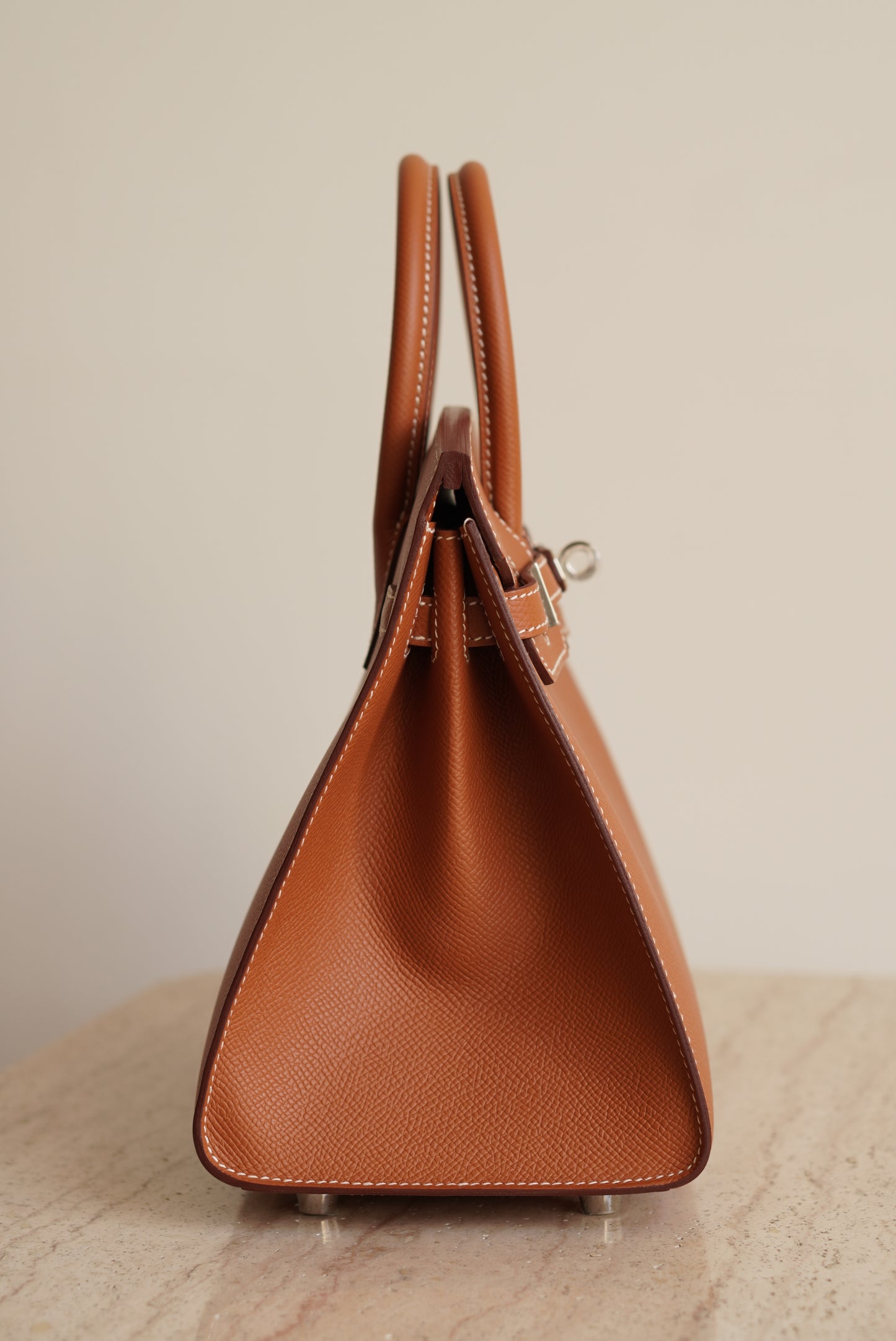 HERMÈS BIRKIN 25 SELLIER EPSOM | GOLD