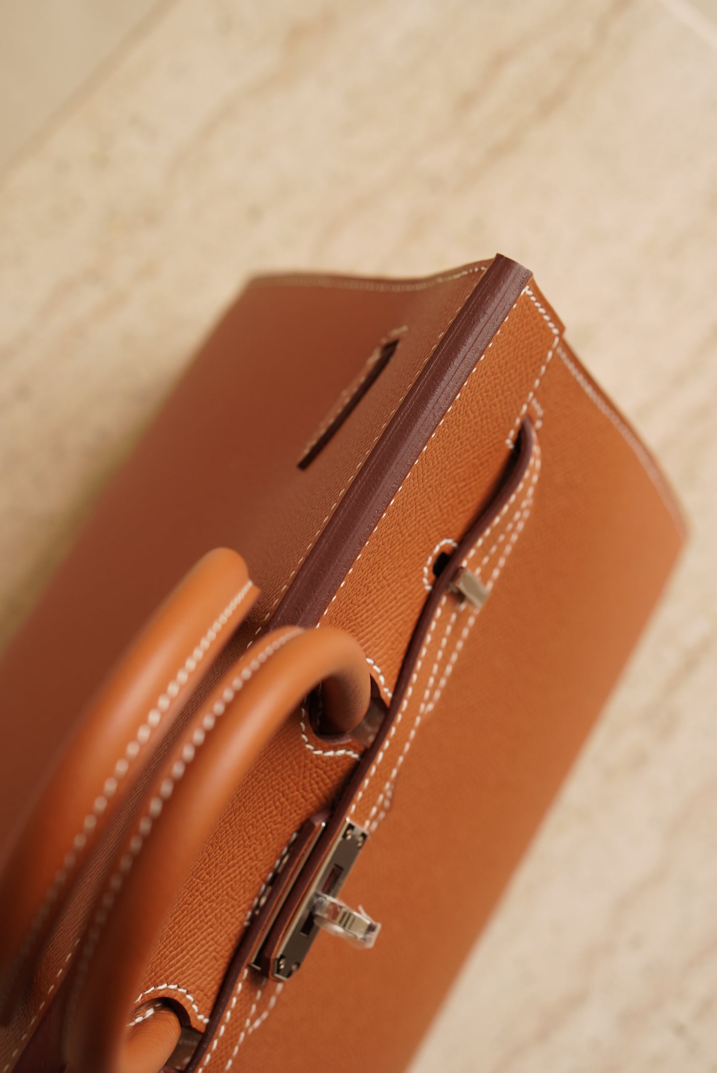HERMÈS BIRKIN 25 SELLIER EPSOM | GOLD