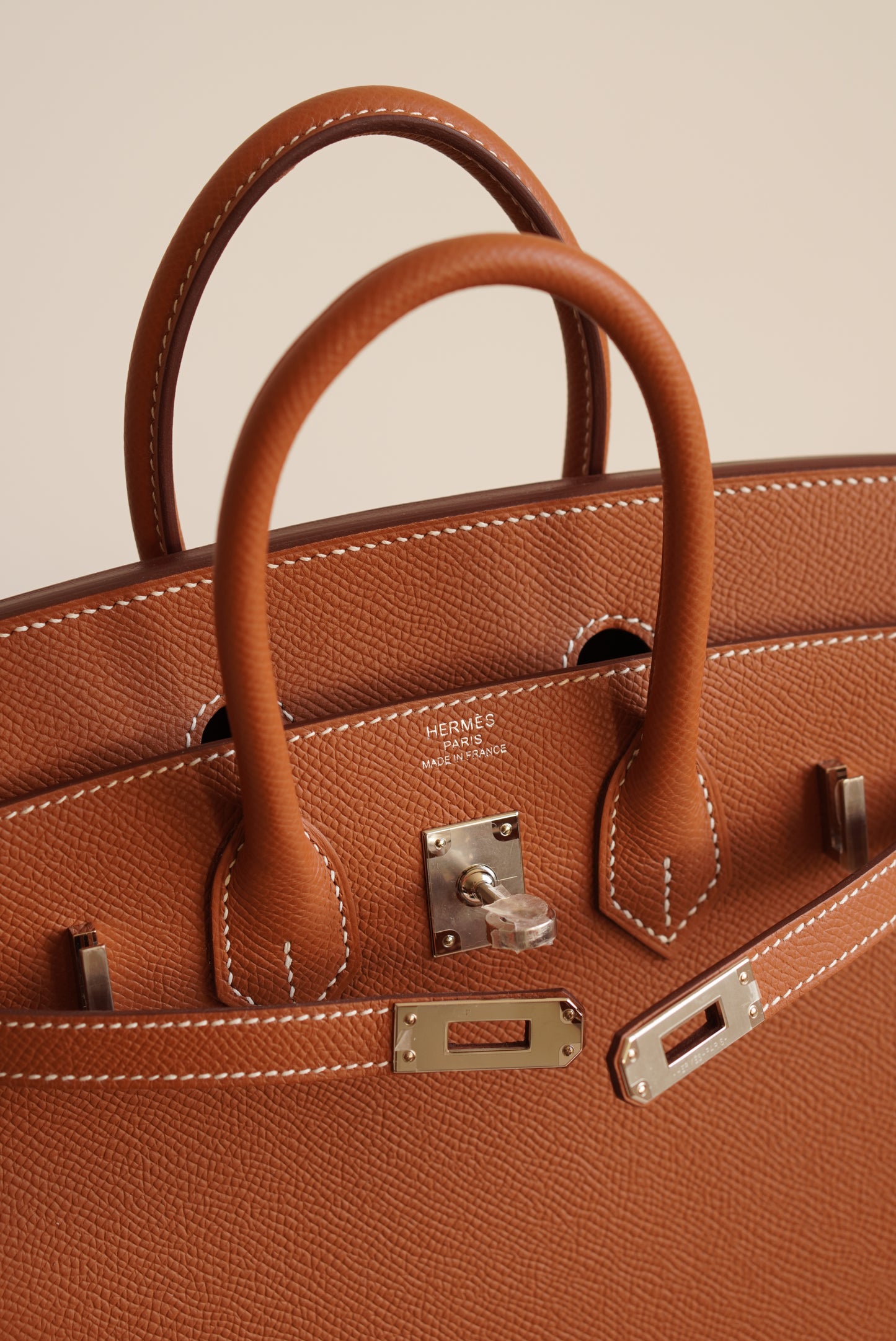 HERMÈS BIRKIN 25 SELLIER EPSOM | GOLD