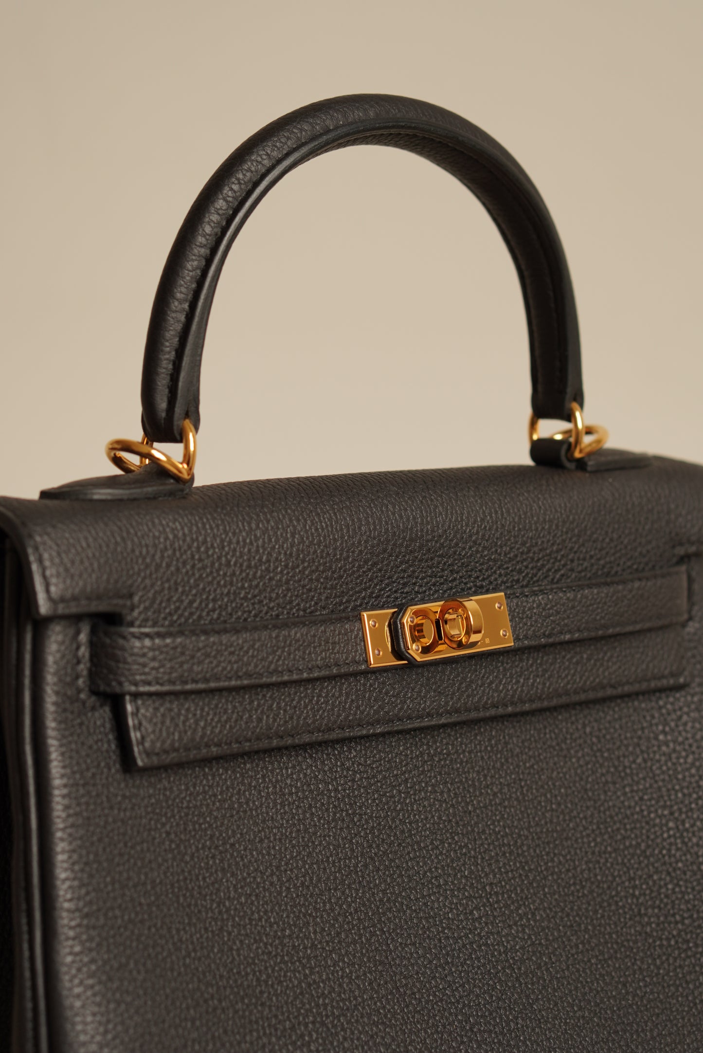 HERMÈS KELLY 25 RETOURNE TOGO | NOIR