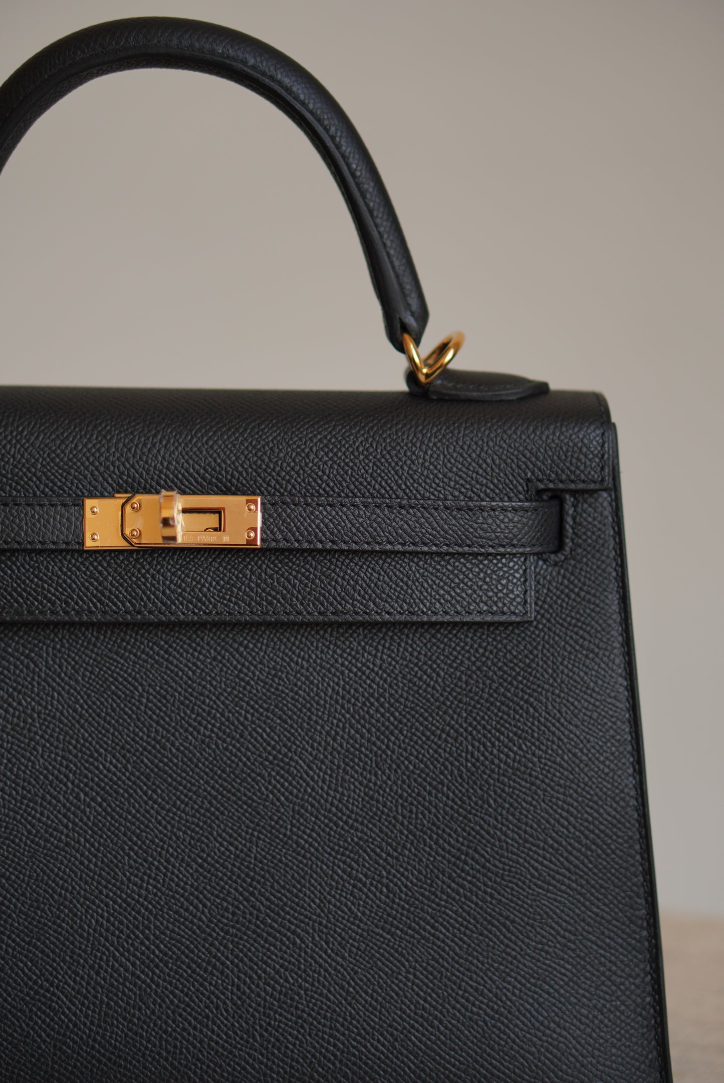 HERMÈS KELLY 25 SELLIER EPSOM | NOIR