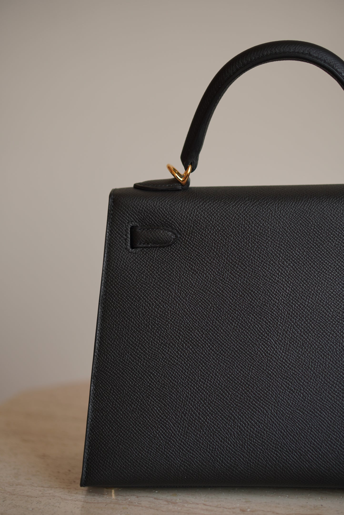 HERMÈS KELLY 25 SELLIER EPSOM | NOIR