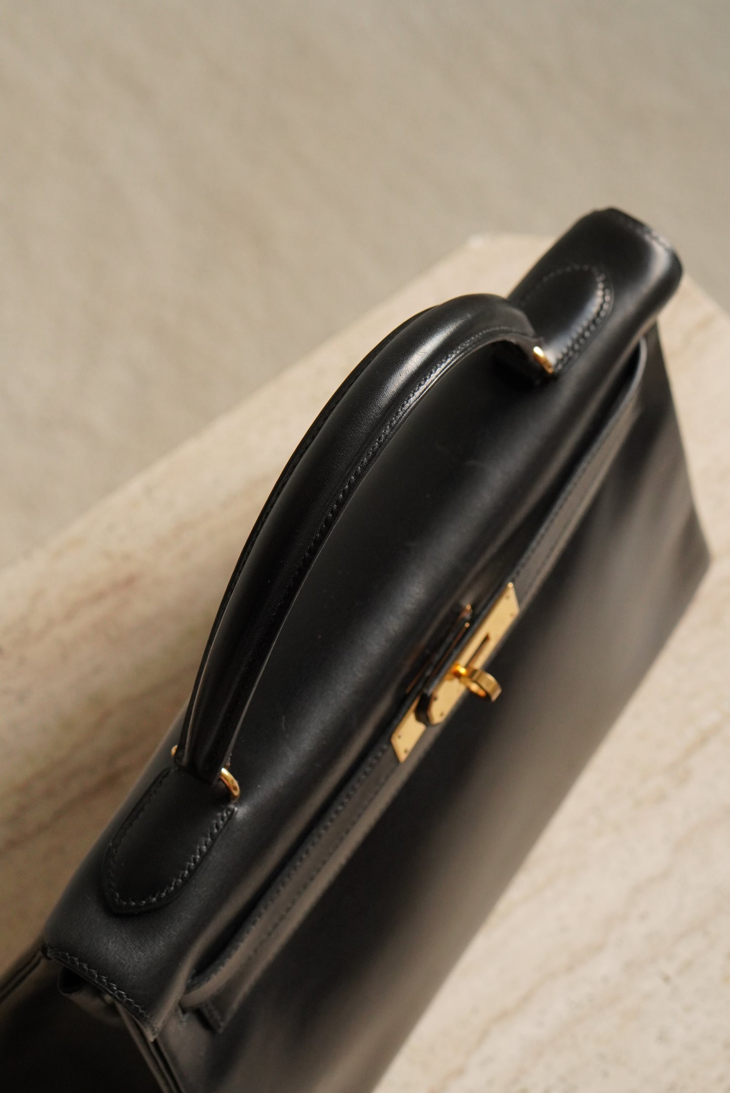HERMÈS KELLY 32 RETOURNE BOX | BLACK