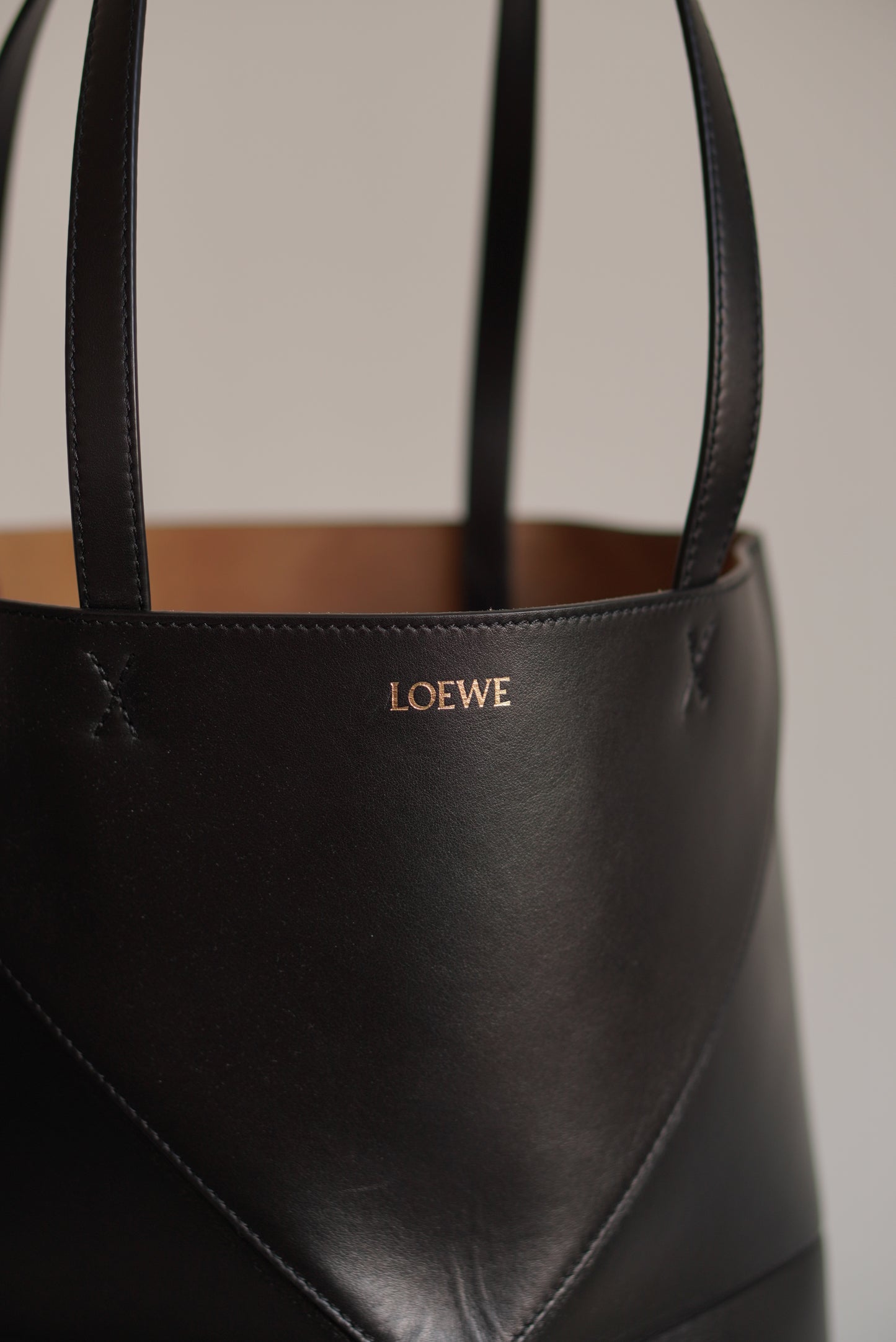 LOEWE MEDIUM PUZZLE FOLD MEDIUM | BLACK