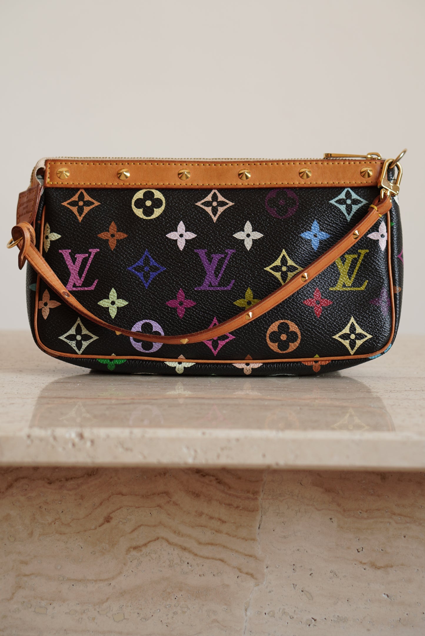 LOUIS VUITTON x TAKASHI MURAKAMI POCHETTE ACCESSOIRES