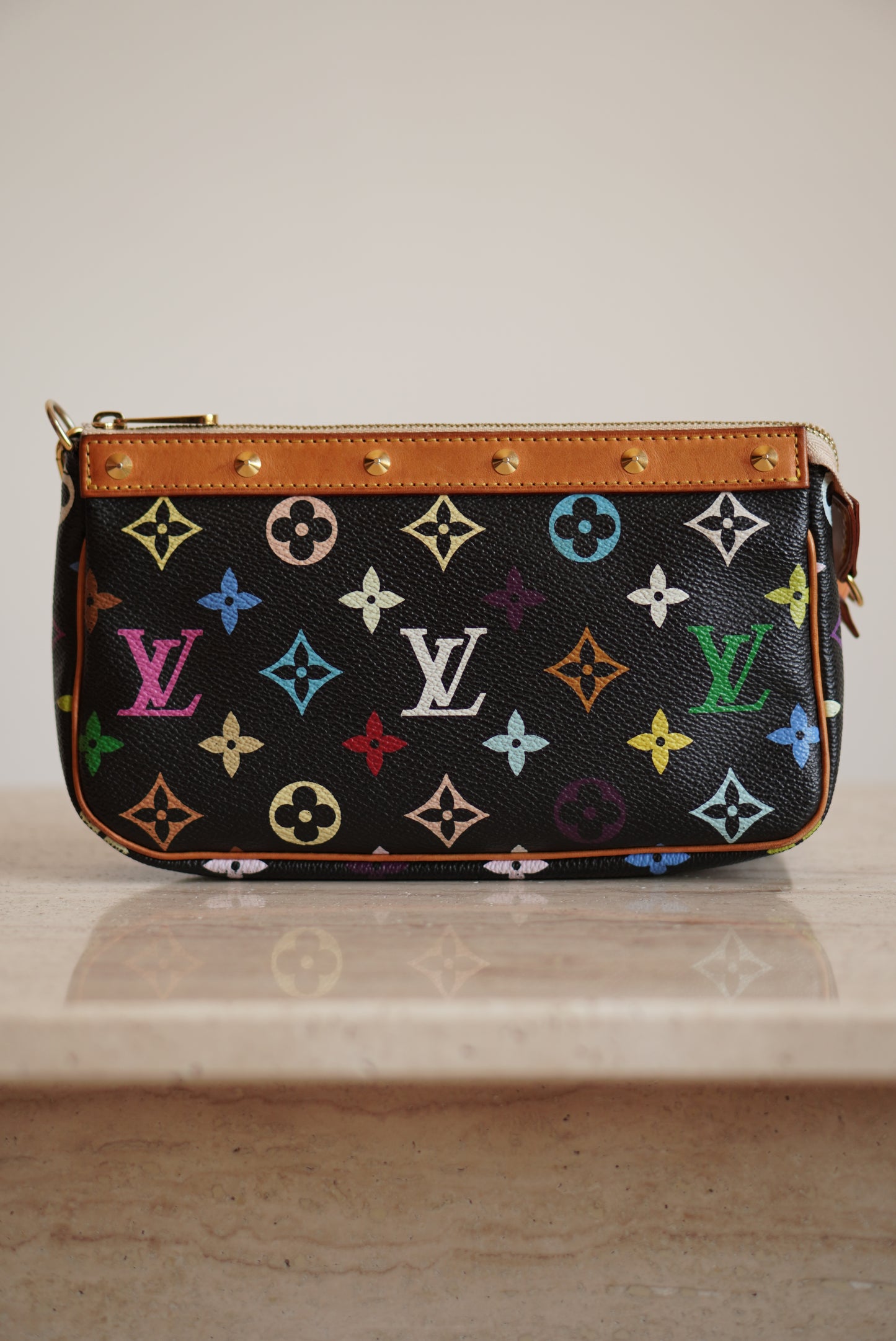 LOUIS VUITTON x TAKASHI MURAKAMI POCHETTE ACCESSOIRES