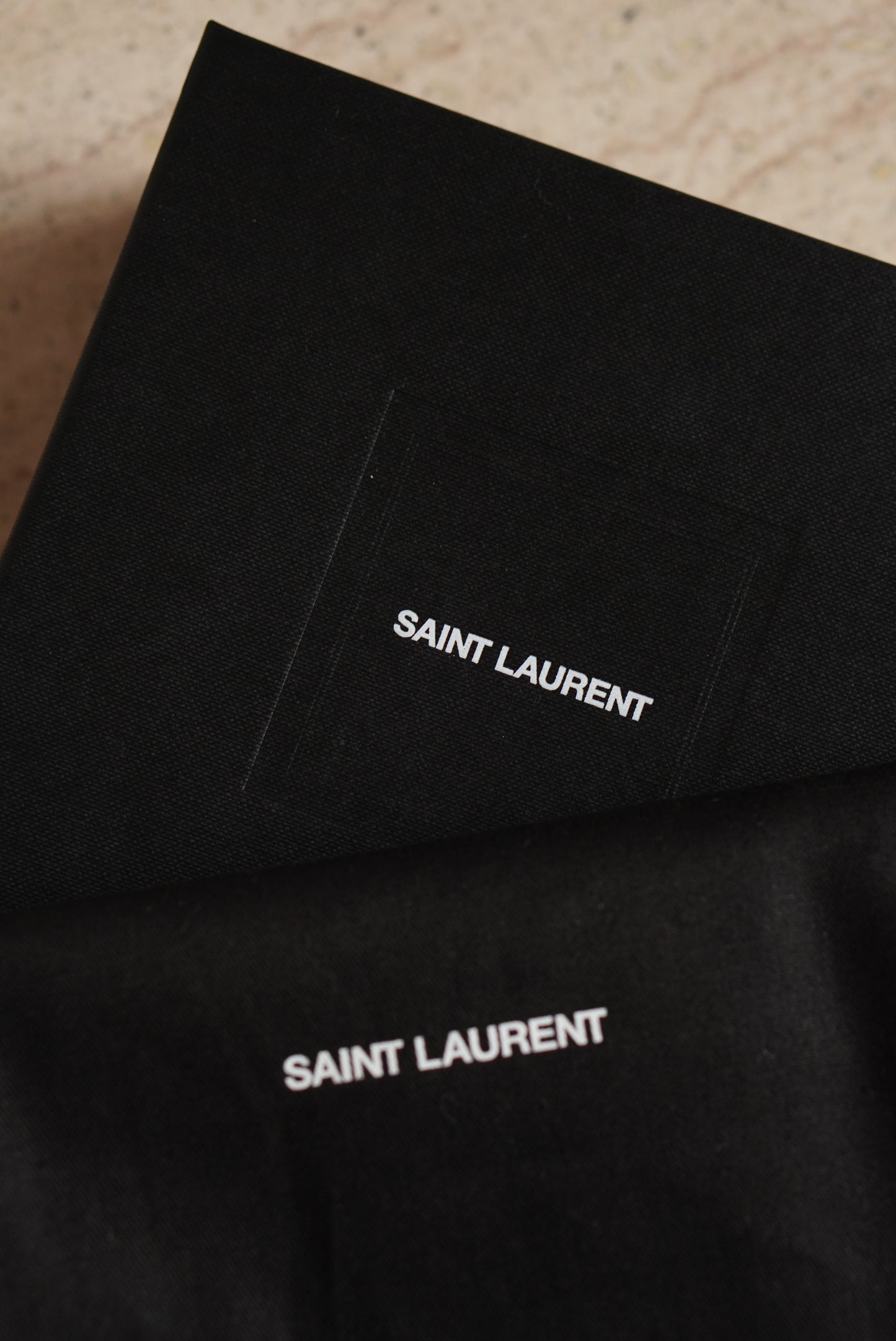 SAINT LAURENT CASSANDRE ENVELOPE CHAIN WALLET