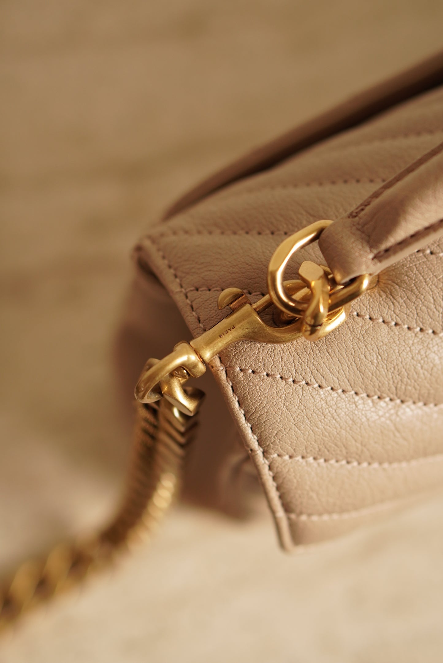 SAINT LAURENT COLLEGE MEDIUM | BEIGE