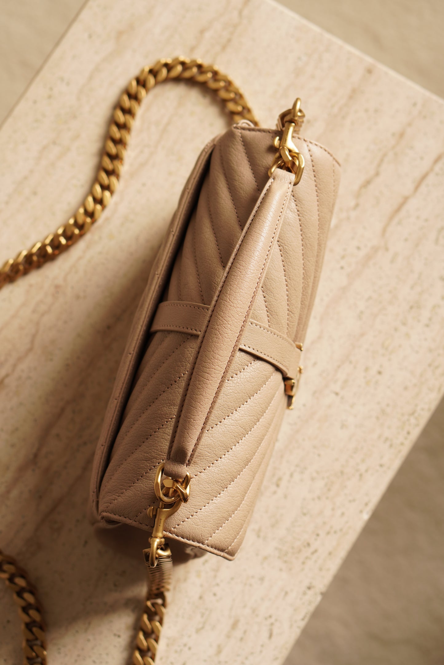 SAINT LAURENT COLLEGE MEDIUM | BEIGE