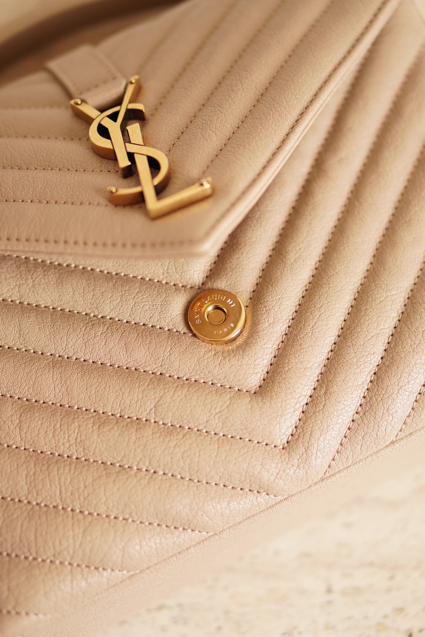 SAINT LAURENT COLLEGE MEDIUM | BEIGE