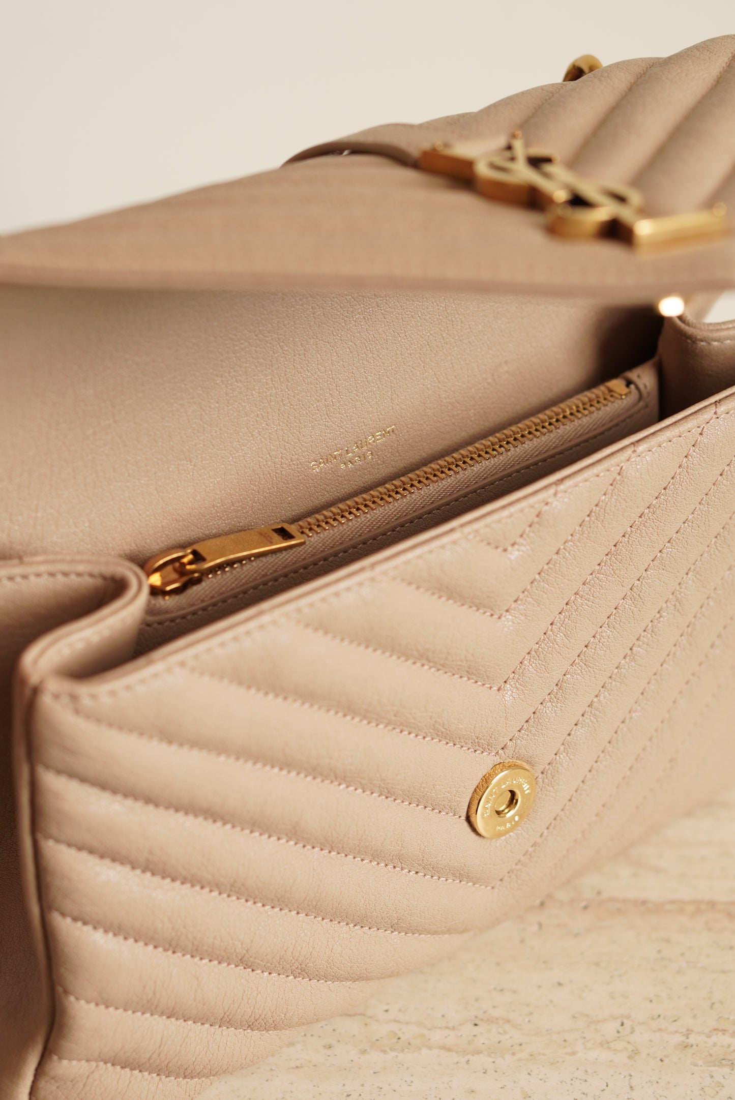 SAINT LAURENT COLLEGE MEDIUM | BEIGE