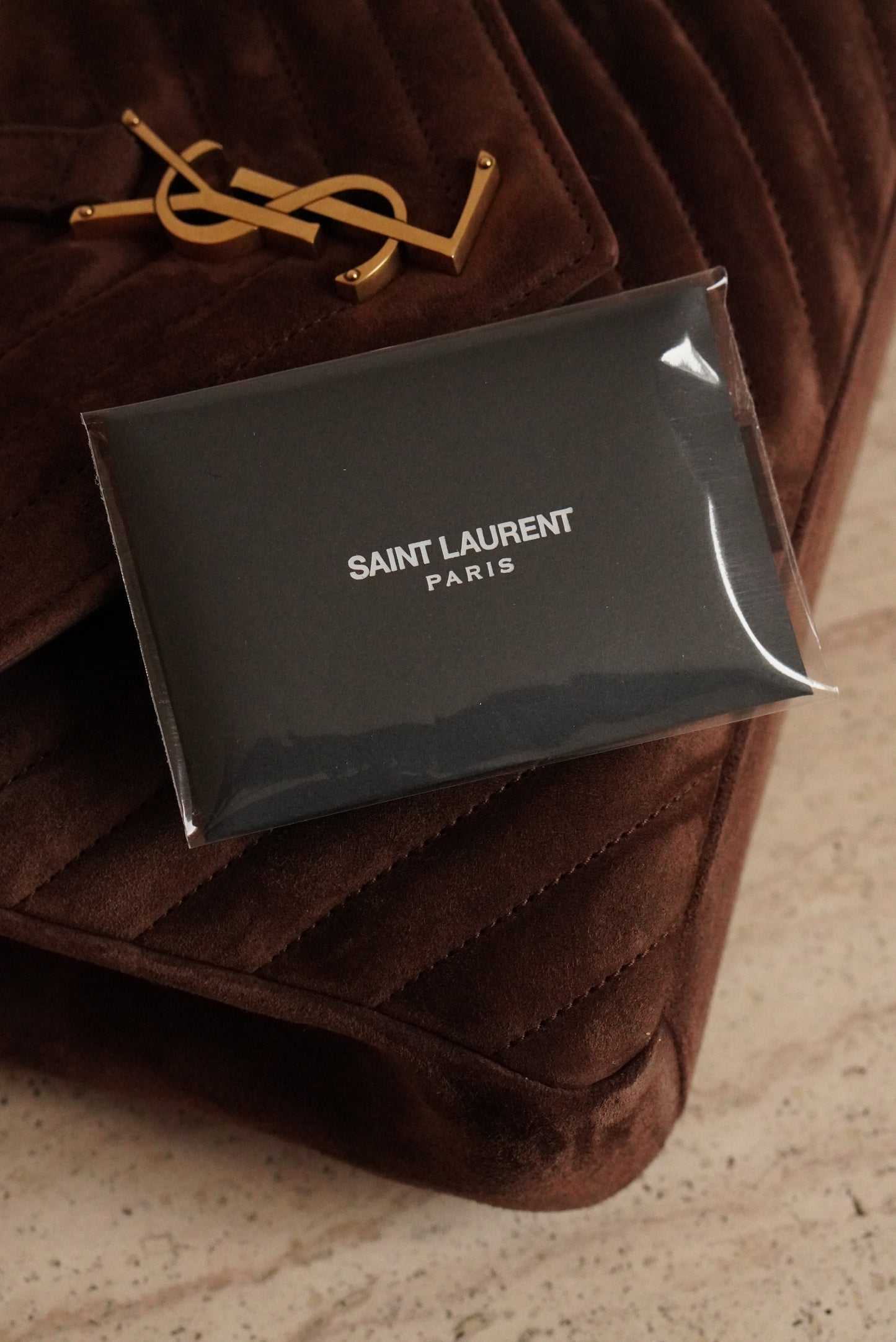 SAINT LAURENT COLLEGE MEDIUM | BROWN