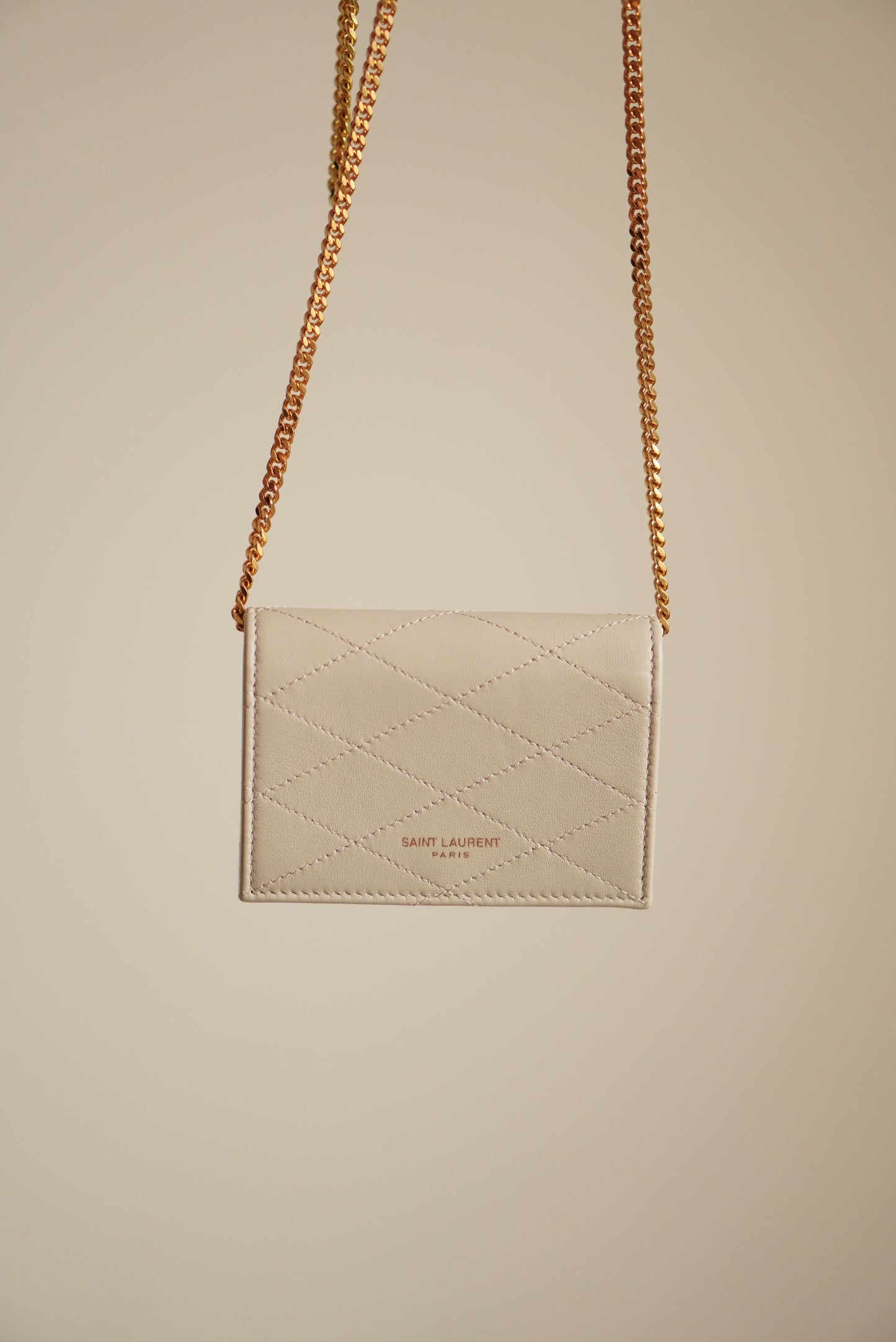 SAINT LAURENT MICRO WALLET ON CHAIN
