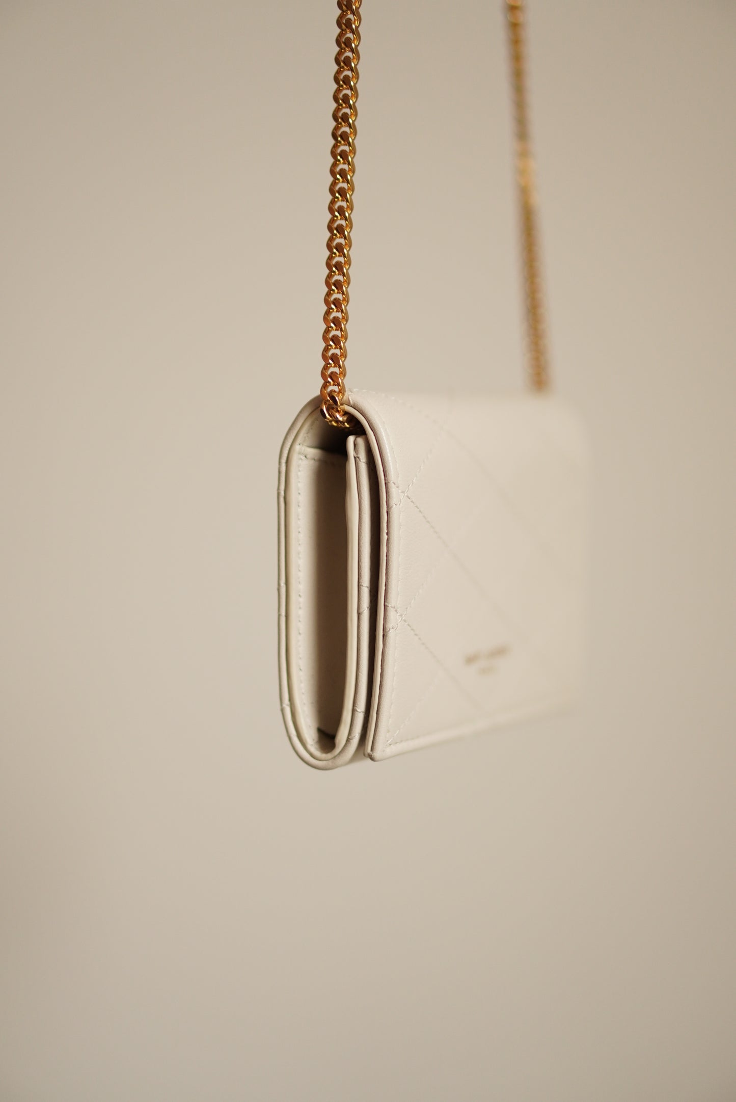 SAINT LAURENT MICRO WALLET ON CHAIN
