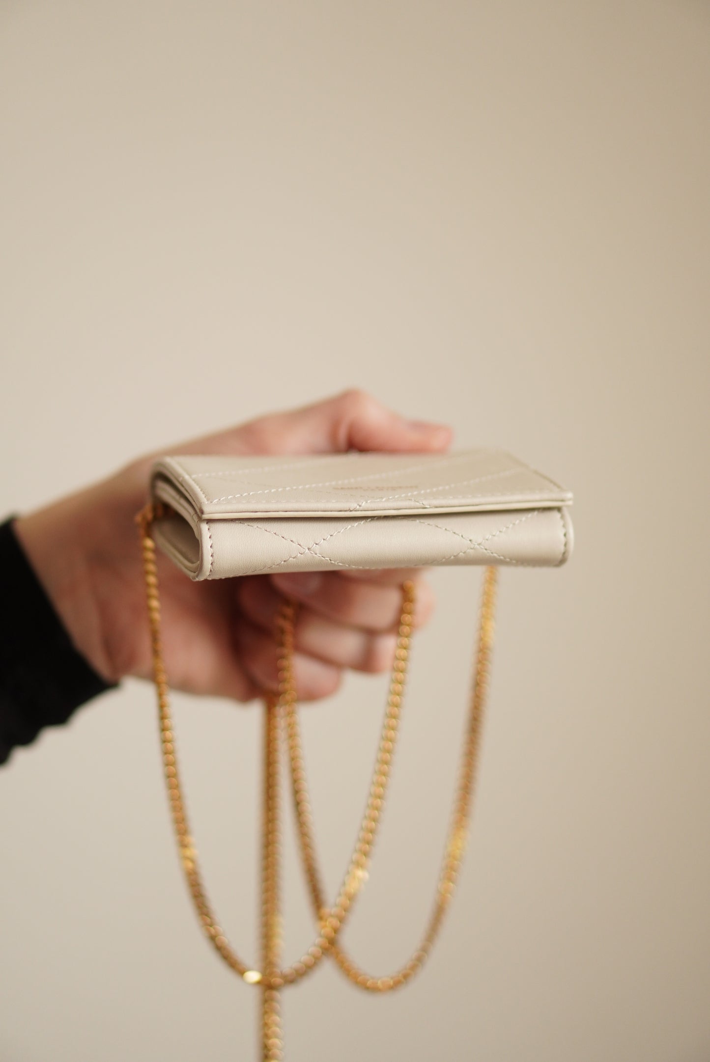 SAINT LAURENT MICRO WALLET ON CHAIN
