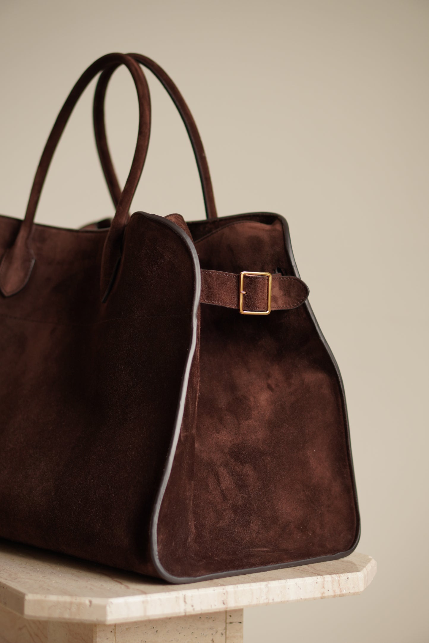 THE ROW SOFT MARGAUX 17 | BROWN