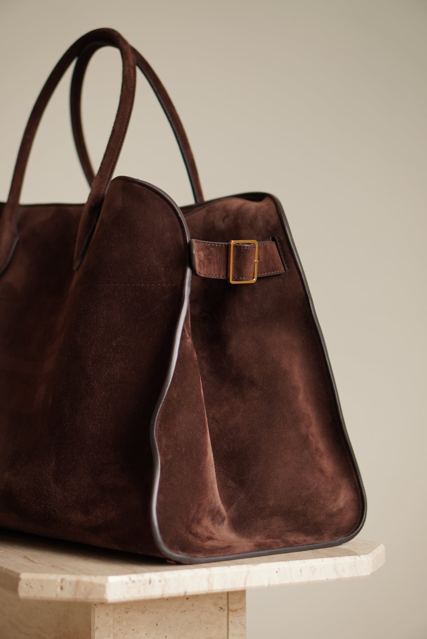 THE ROW SOFT MARGAUX 17 | BROWN