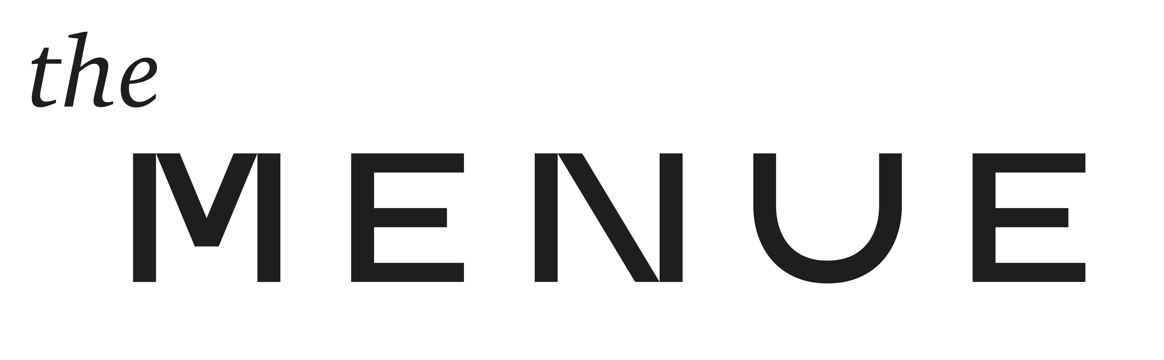 THE MENUE