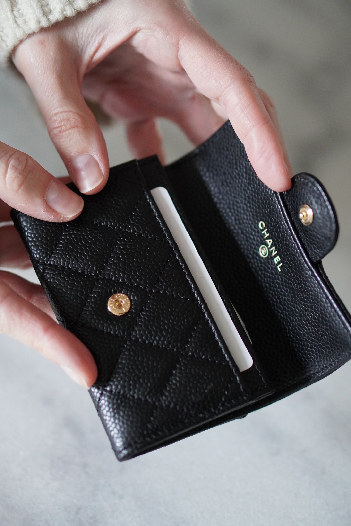 CHANEL FLAP CARD HOLDER