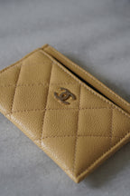 CHANEL CLASSIC CARD HOLDER | YELLOW