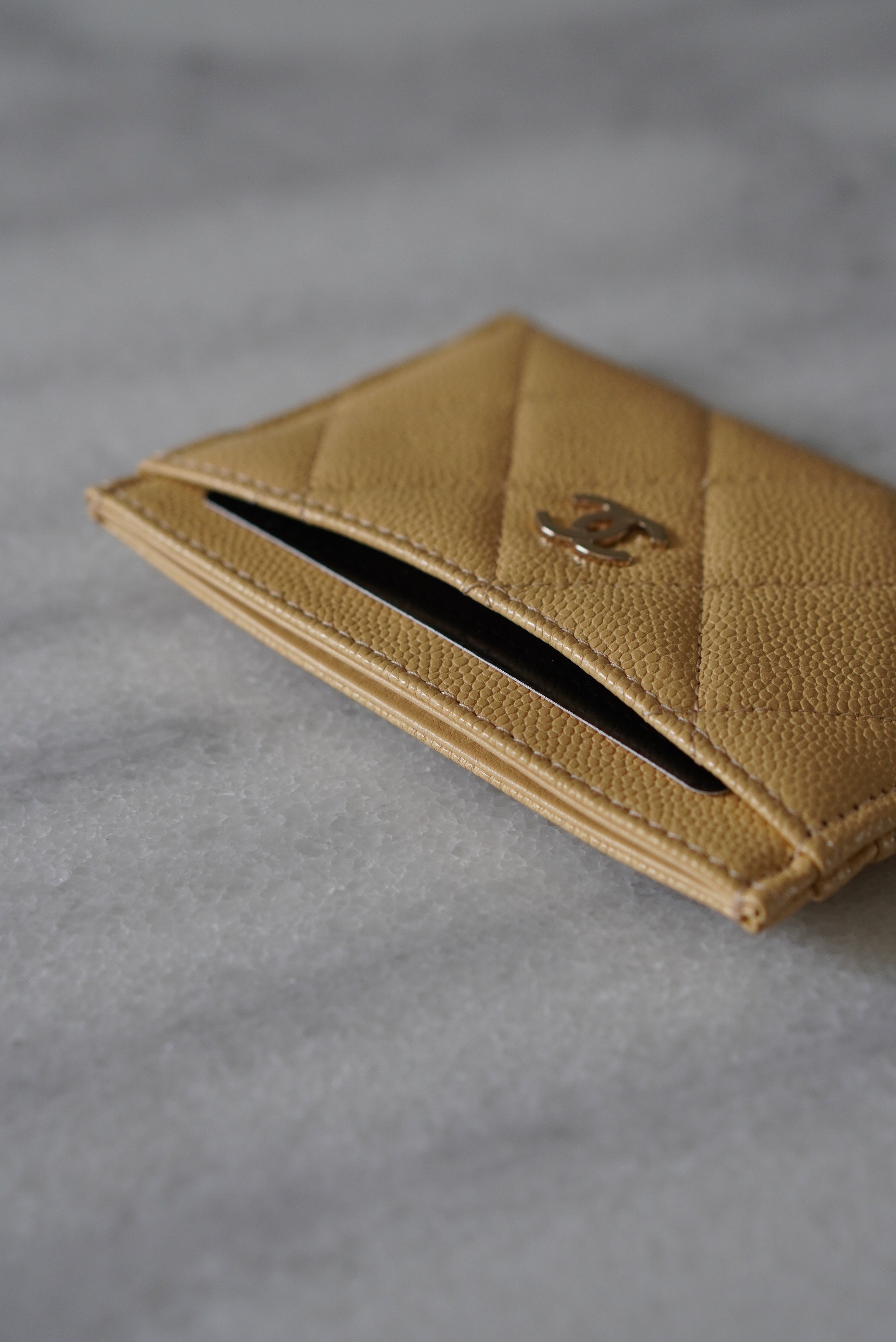 CHANEL CLASSIC CARD HOLDER | YELLOW