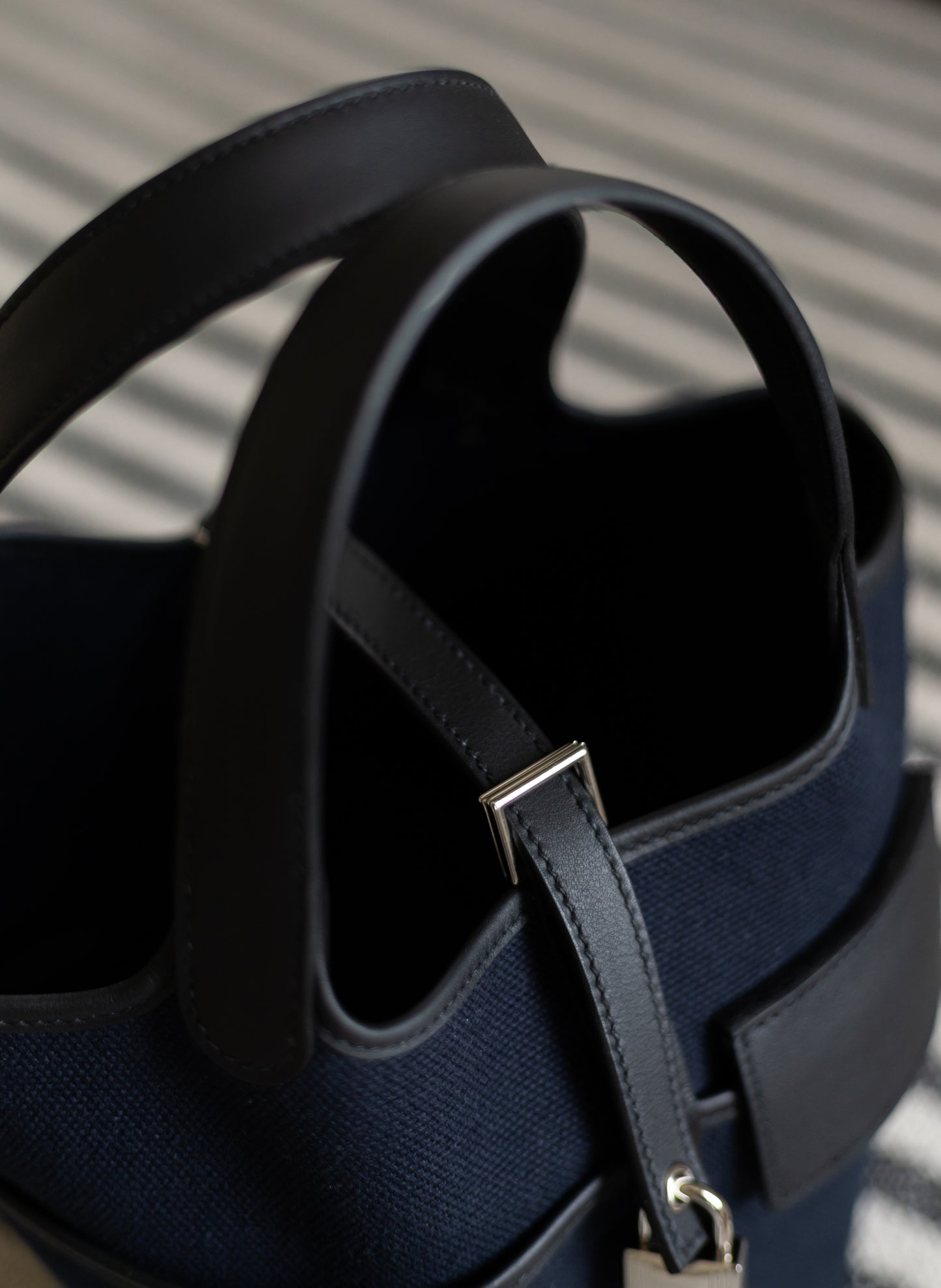 HERMÈS PICOTIN 18 POCKET | MARINE BLUE & BLACK