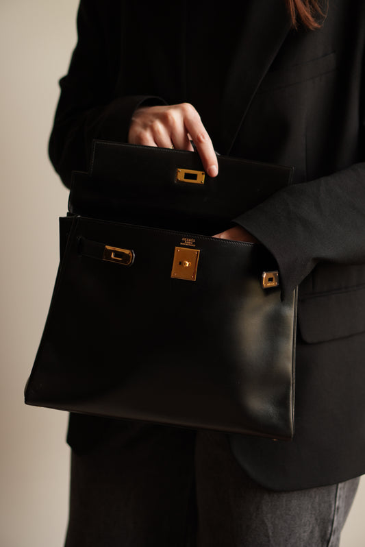 HERMÈS KELLY 32 RETOURNE | BLACK