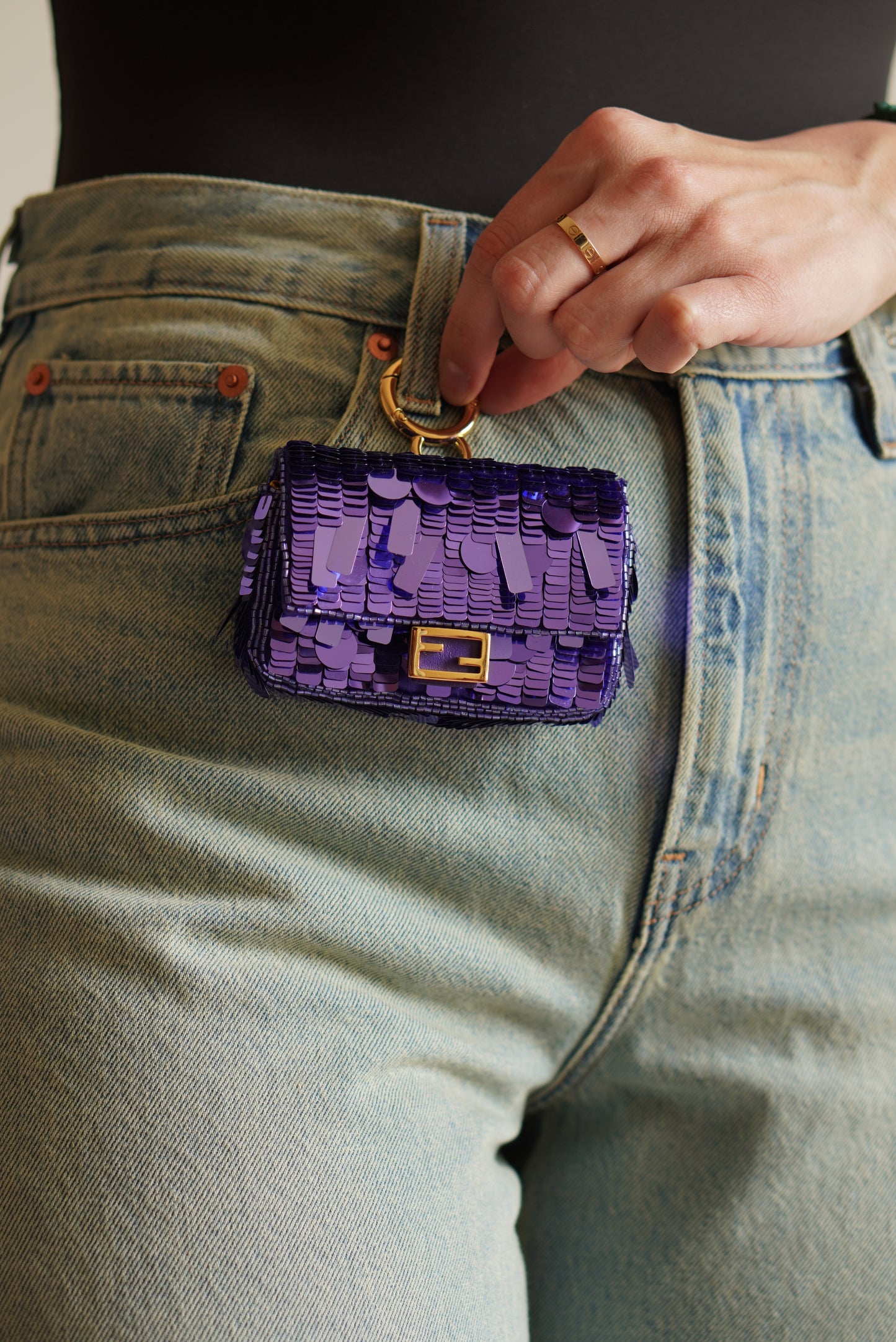 FENDI NANO BAGUETTE CHARM