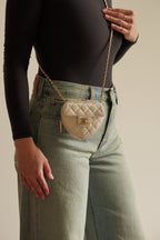 CHANEL 22S SMALL HEART BAG | WHITE