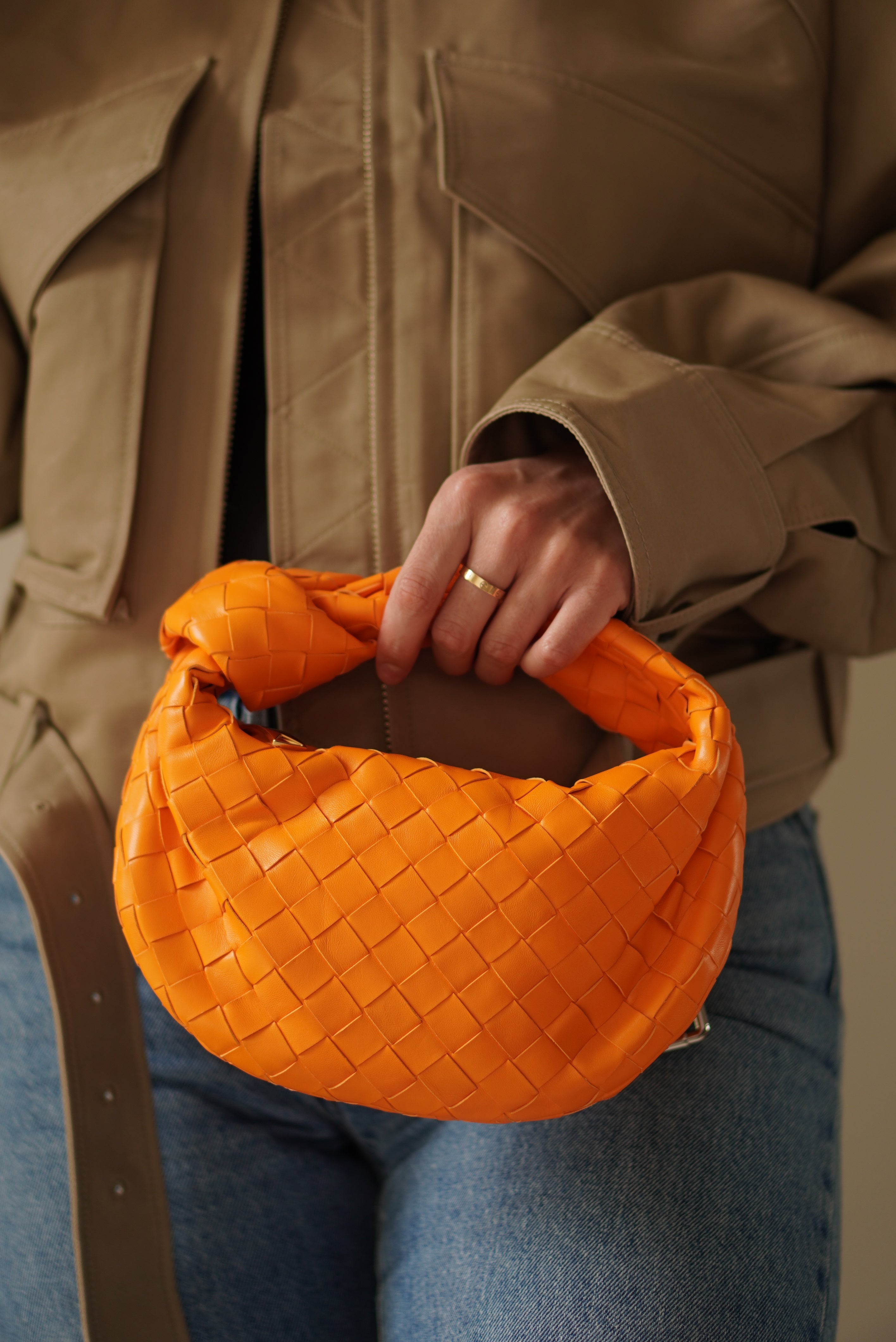 Bottega veneta mini jodie orange outlet