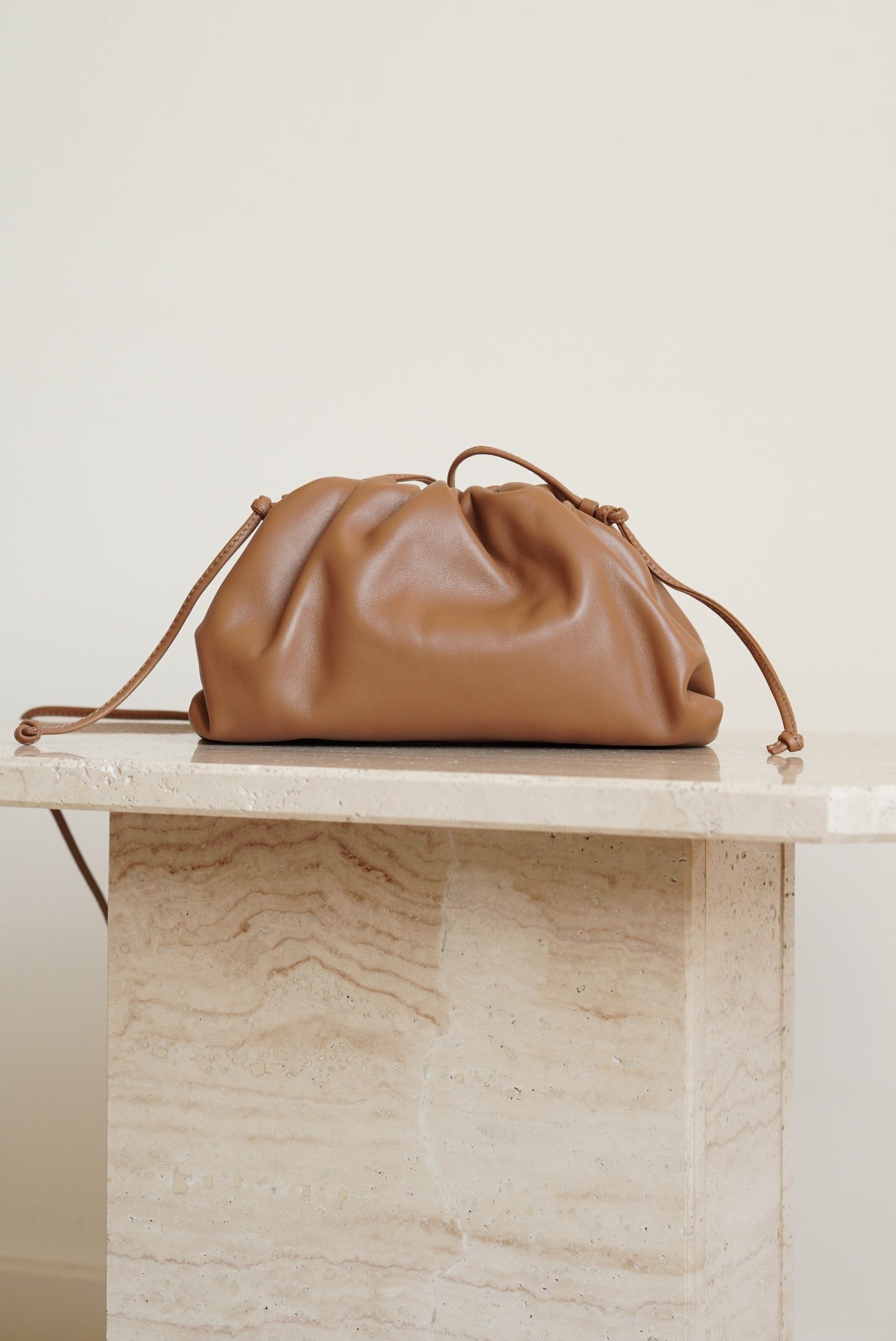 BOTTEGA VENETA MINI POUCH | TAN
